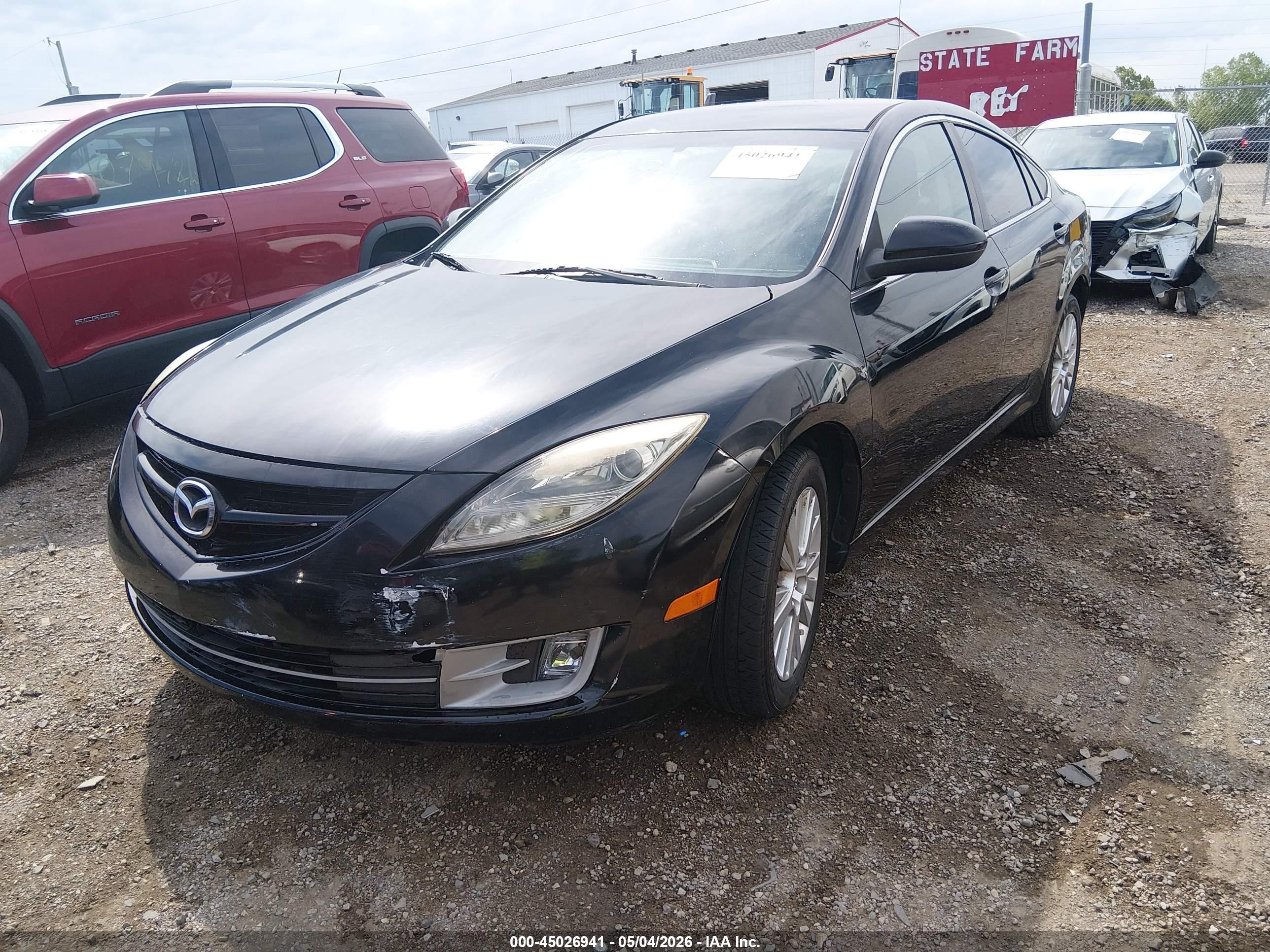 2010 Mazda Mazda6 I Touring Черный vin: 1YVHZ8CH1A5M35942
