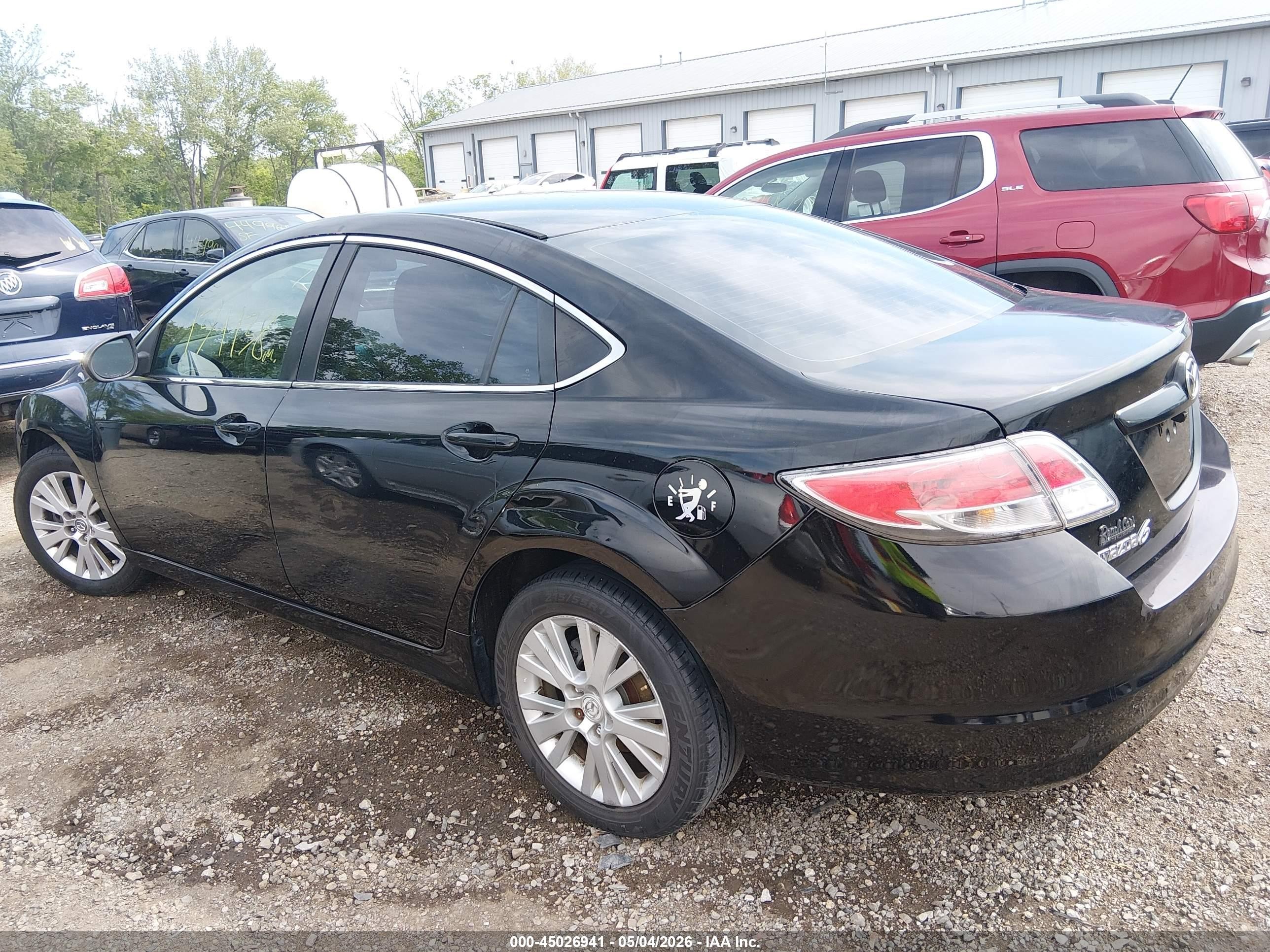 2010 Mazda Mazda6 I Touring Черный vin: 1YVHZ8CH1A5M35942