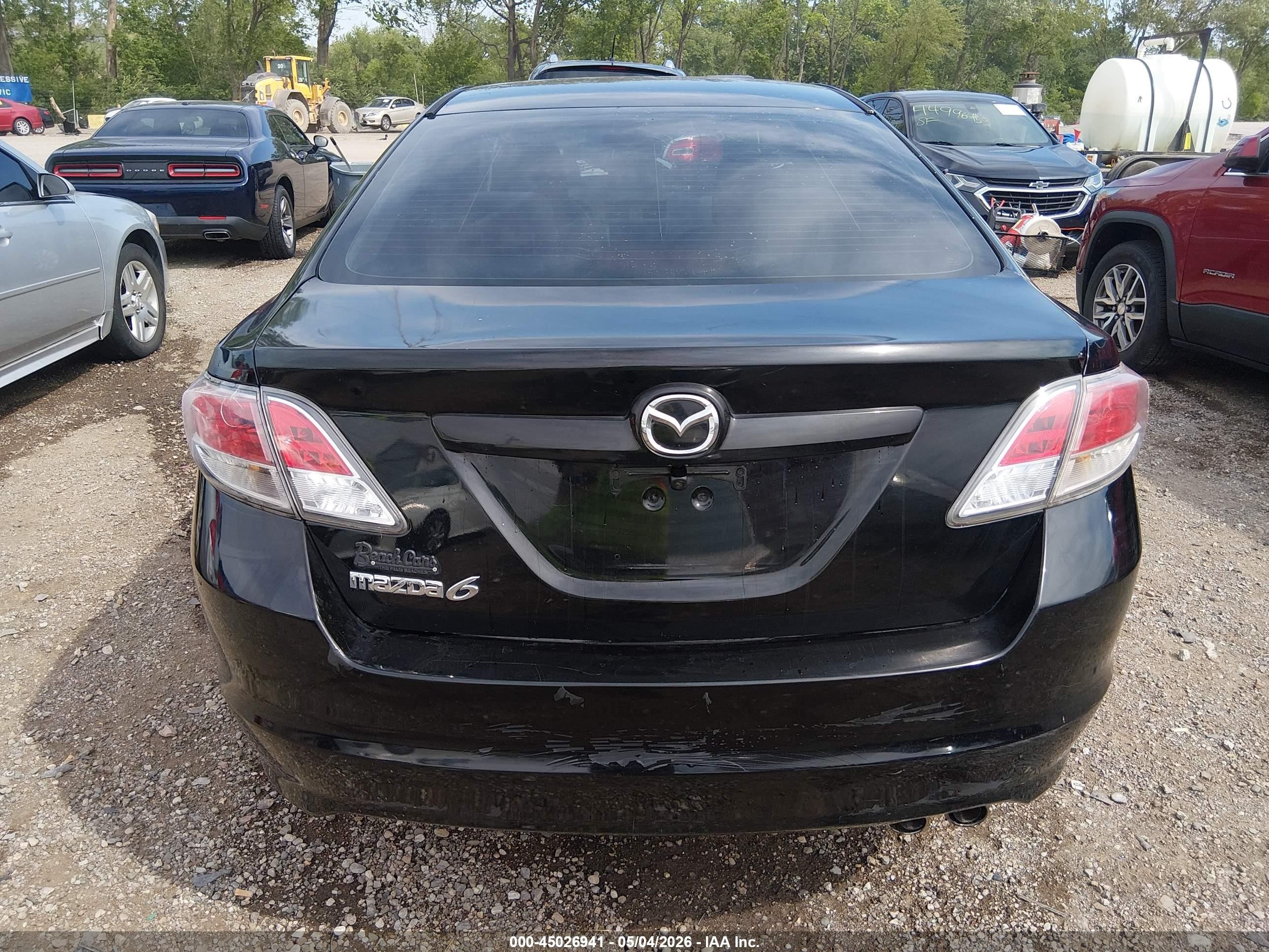 2010 Mazda Mazda6 I Touring Черный vin: 1YVHZ8CH1A5M35942