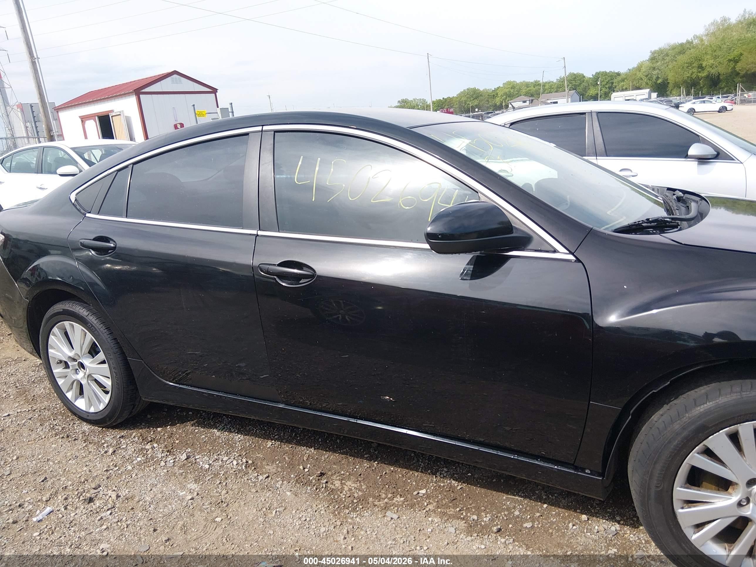 2010 Mazda Mazda6 I Touring Черный vin: 1YVHZ8CH1A5M35942