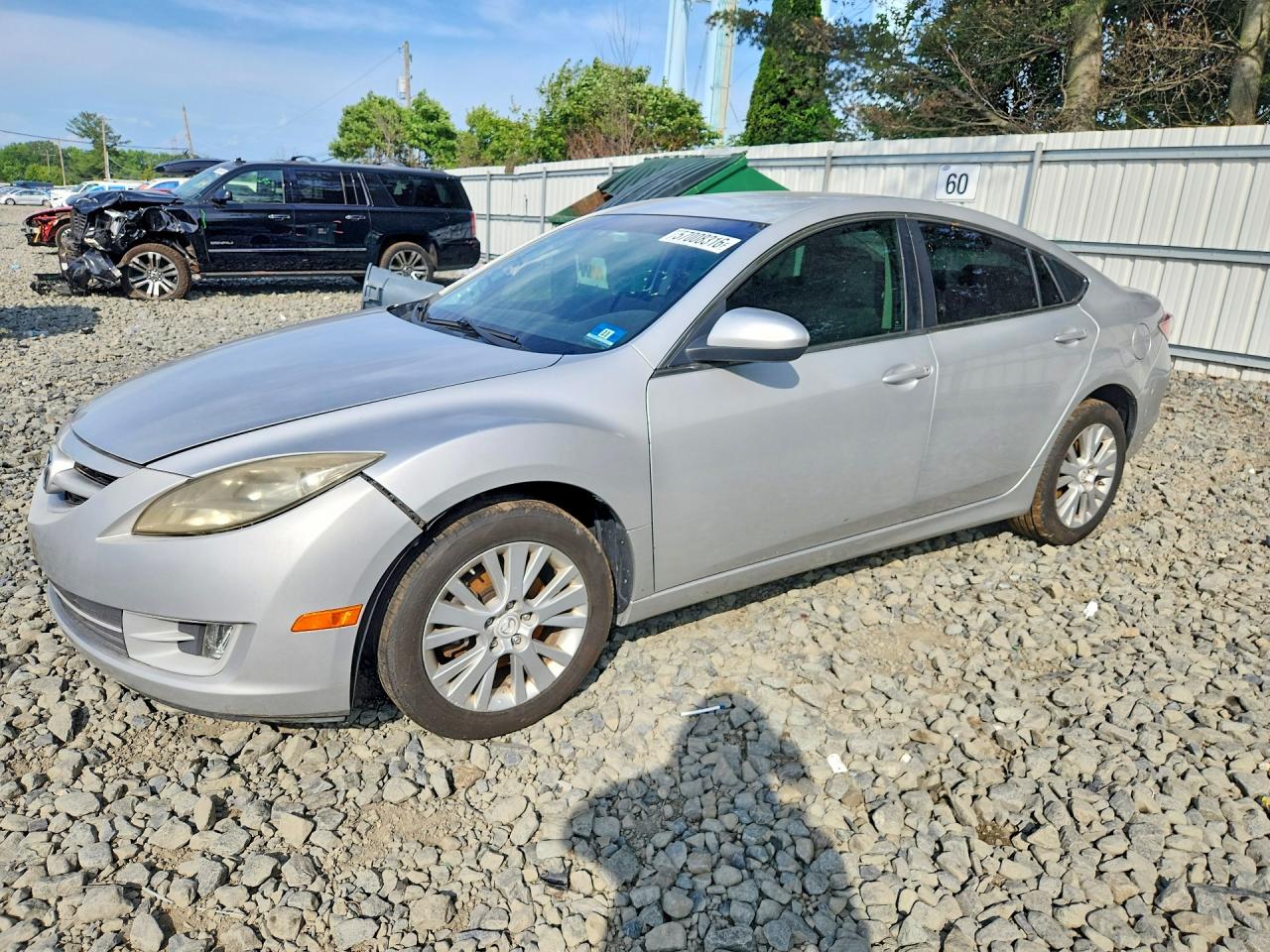 2010 Mazda 6 I Серебряный vin: 1YVHZ8CH1A5M37318