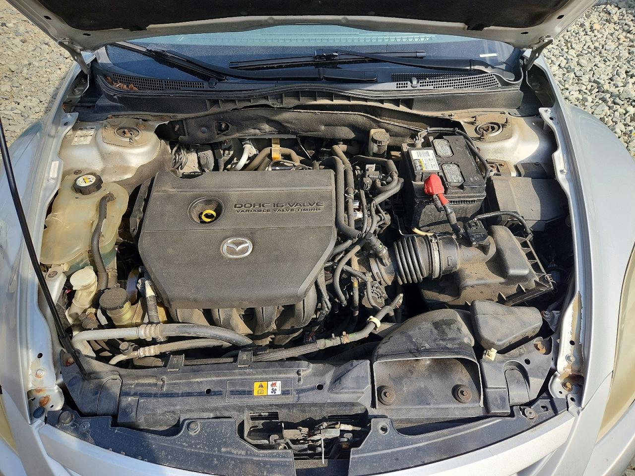 2010 Mazda 6 I Silver vin: 1YVHZ8CH1A5M37318