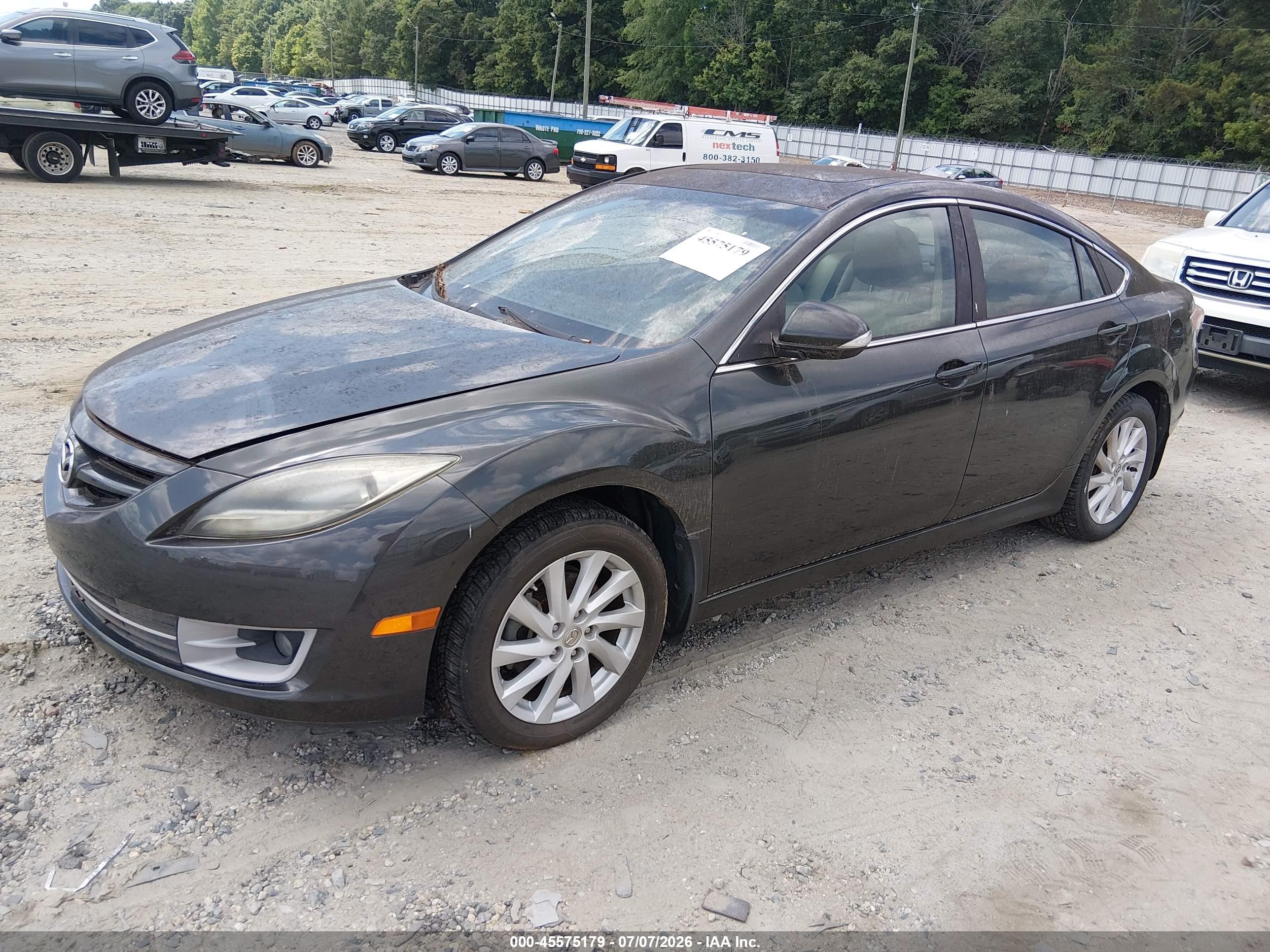 2012 Mazda Mazda6 I Grand Touring Gray vin: 1YVHZ8CH1C5M26953