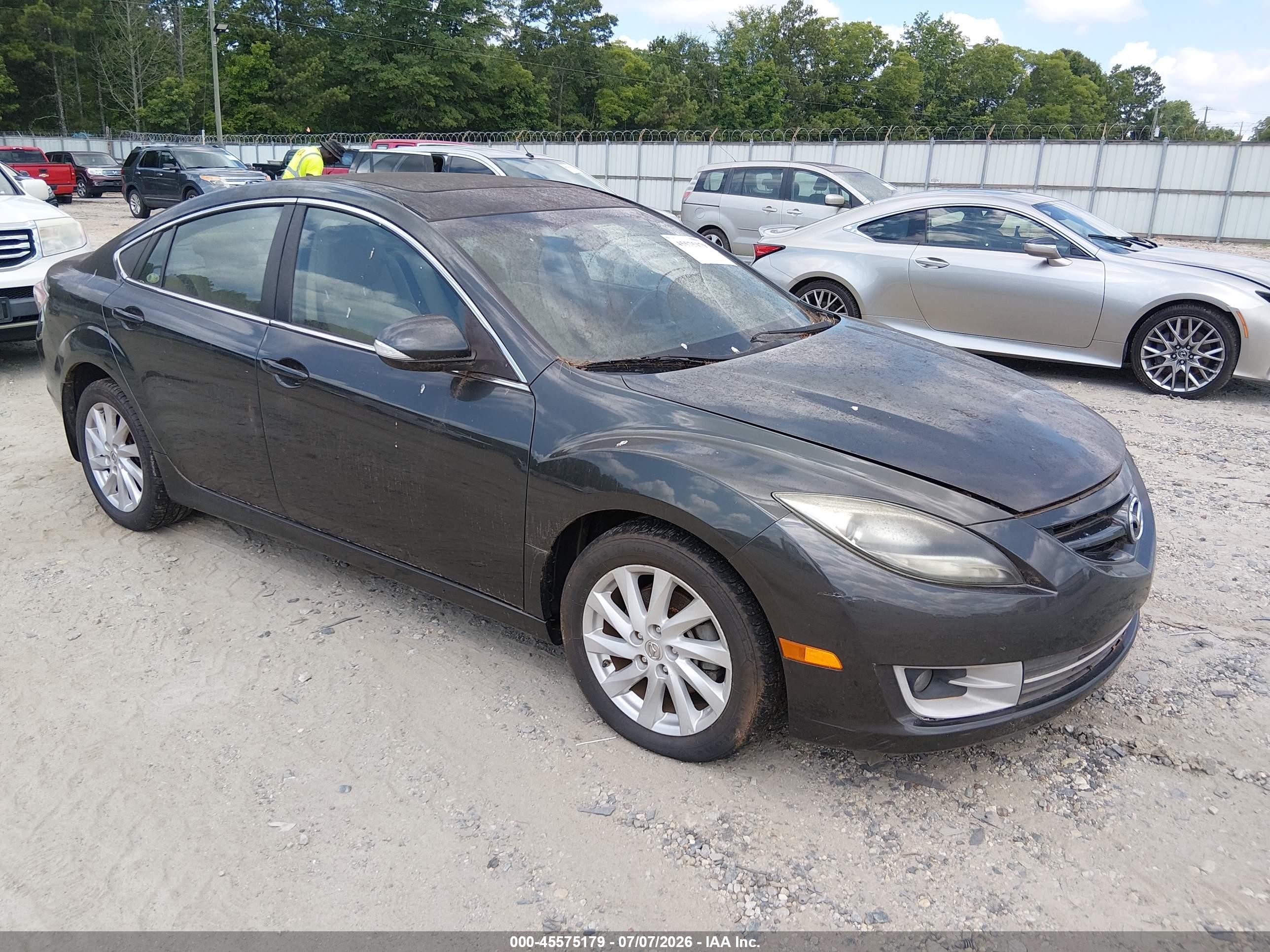 2012 Mazda Mazda6 I Grand Touring Gray vin: 1YVHZ8CH1C5M26953