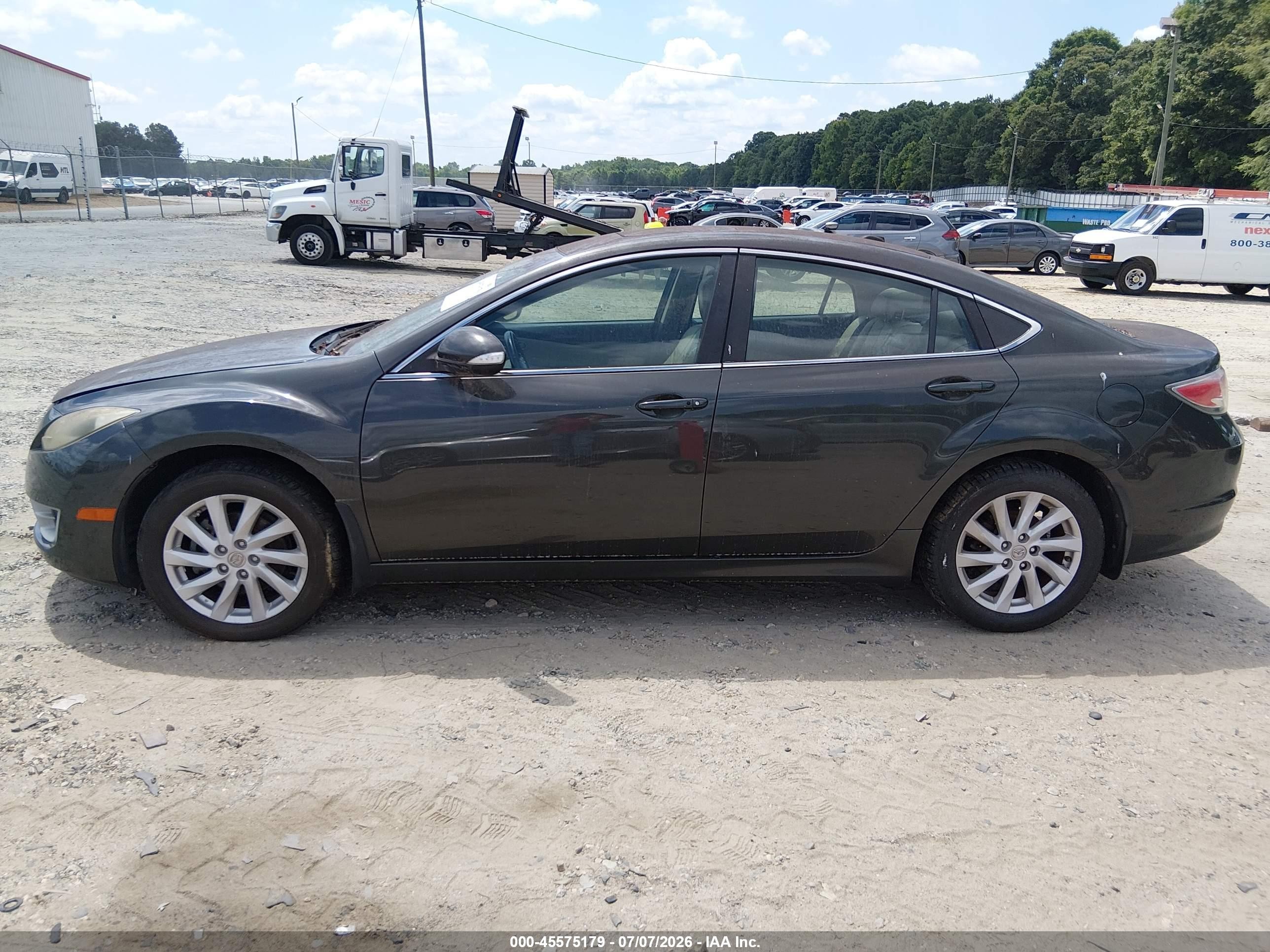 2012 Mazda Mazda6 I Grand Touring Gray vin: 1YVHZ8CH1C5M26953