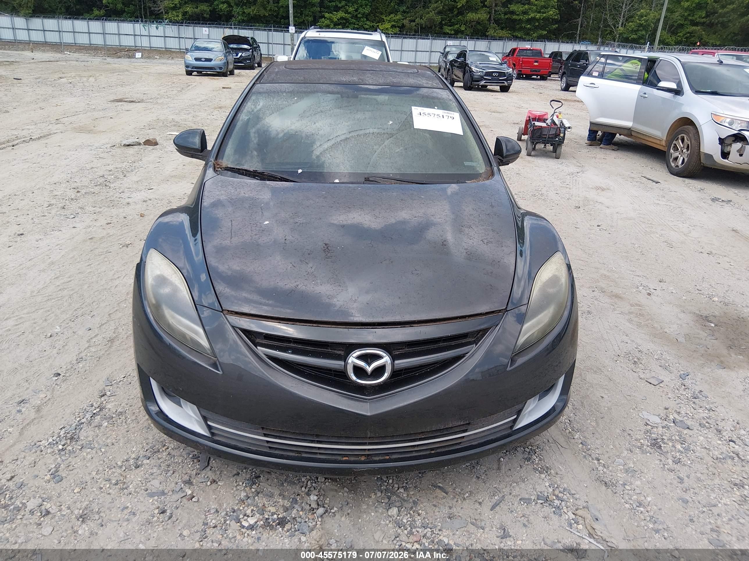 2012 Mazda Mazda6 I Grand Touring Gray vin: 1YVHZ8CH1C5M26953
