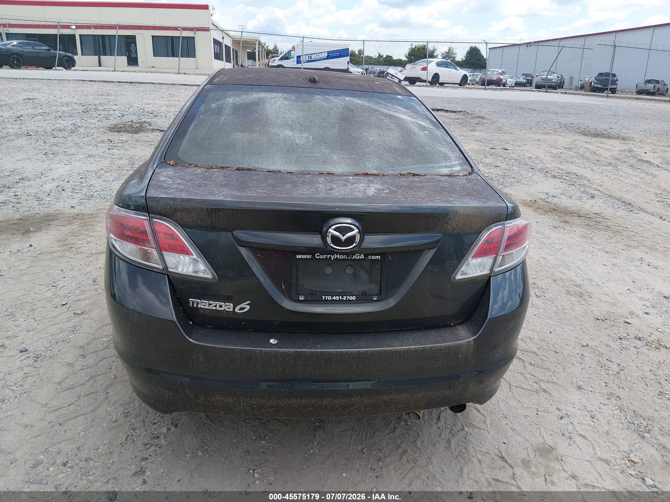 2012 Mazda Mazda6 I Grand Touring Gray vin: 1YVHZ8CH1C5M26953