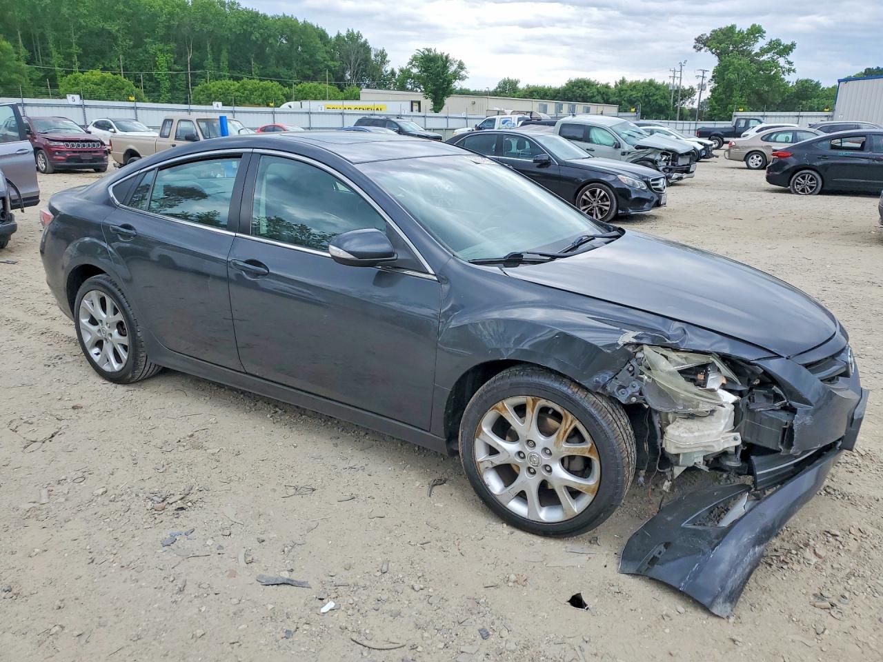 2013 Mazda 6 Grand Touring Charcoal vin: 1YVHZ8CH1D5M02069