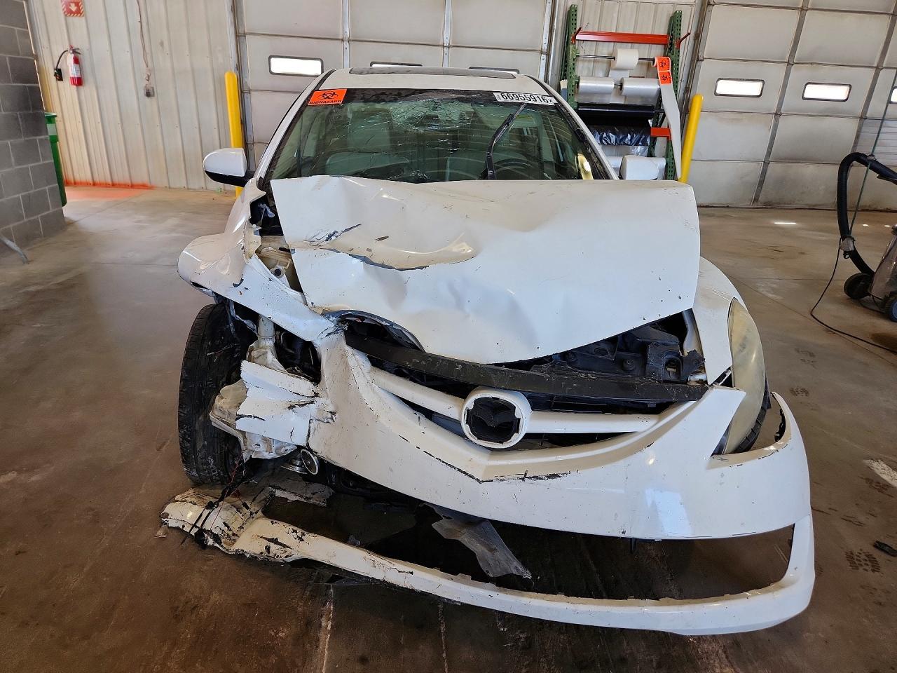 2010 Mazda 6 I White vin: 1YVHZ8CH2A5M11939
