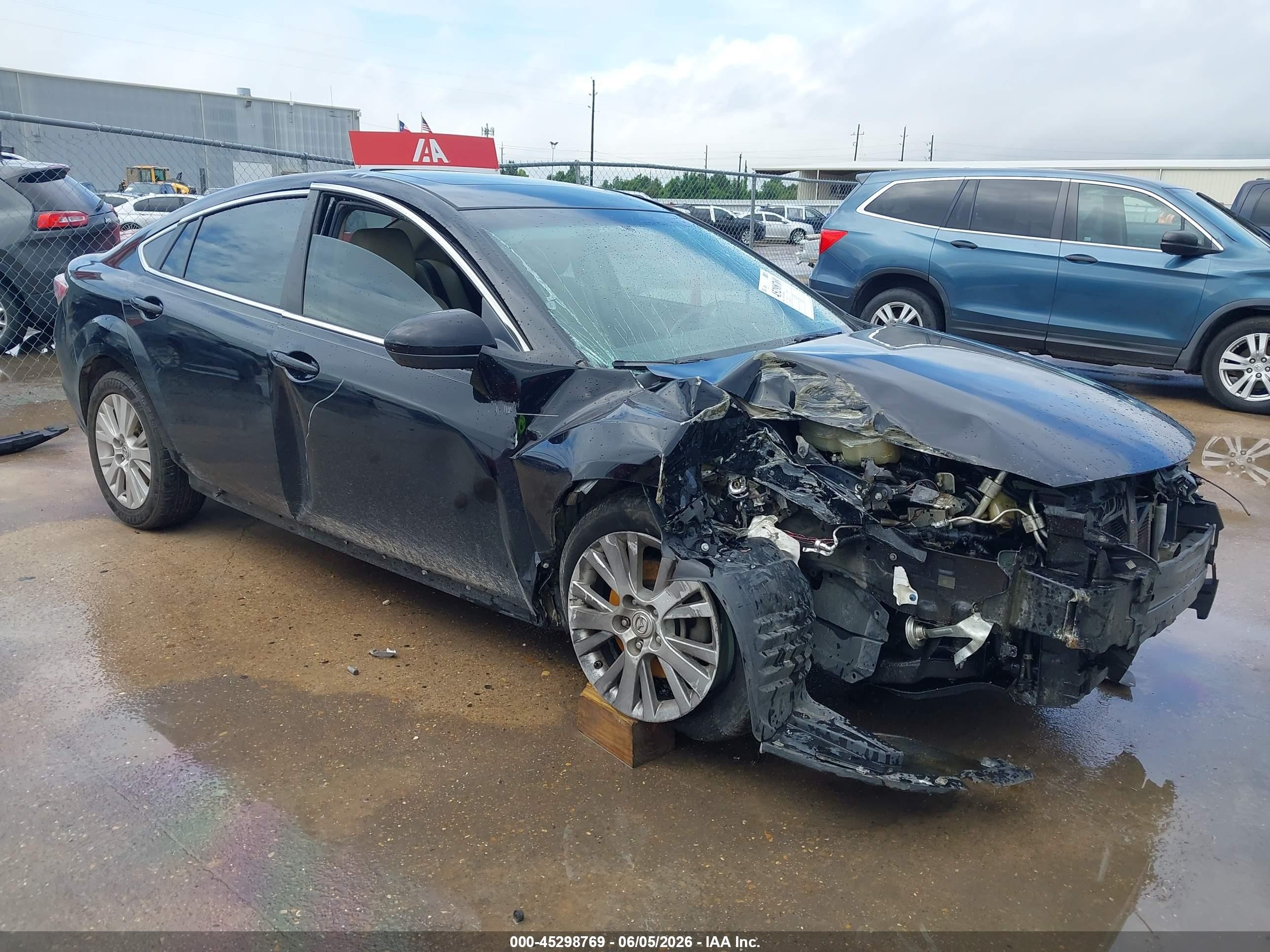 2010 Mazda Mazda6 I Grand Touring Black vin: 1YVHZ8CH2A5M38316