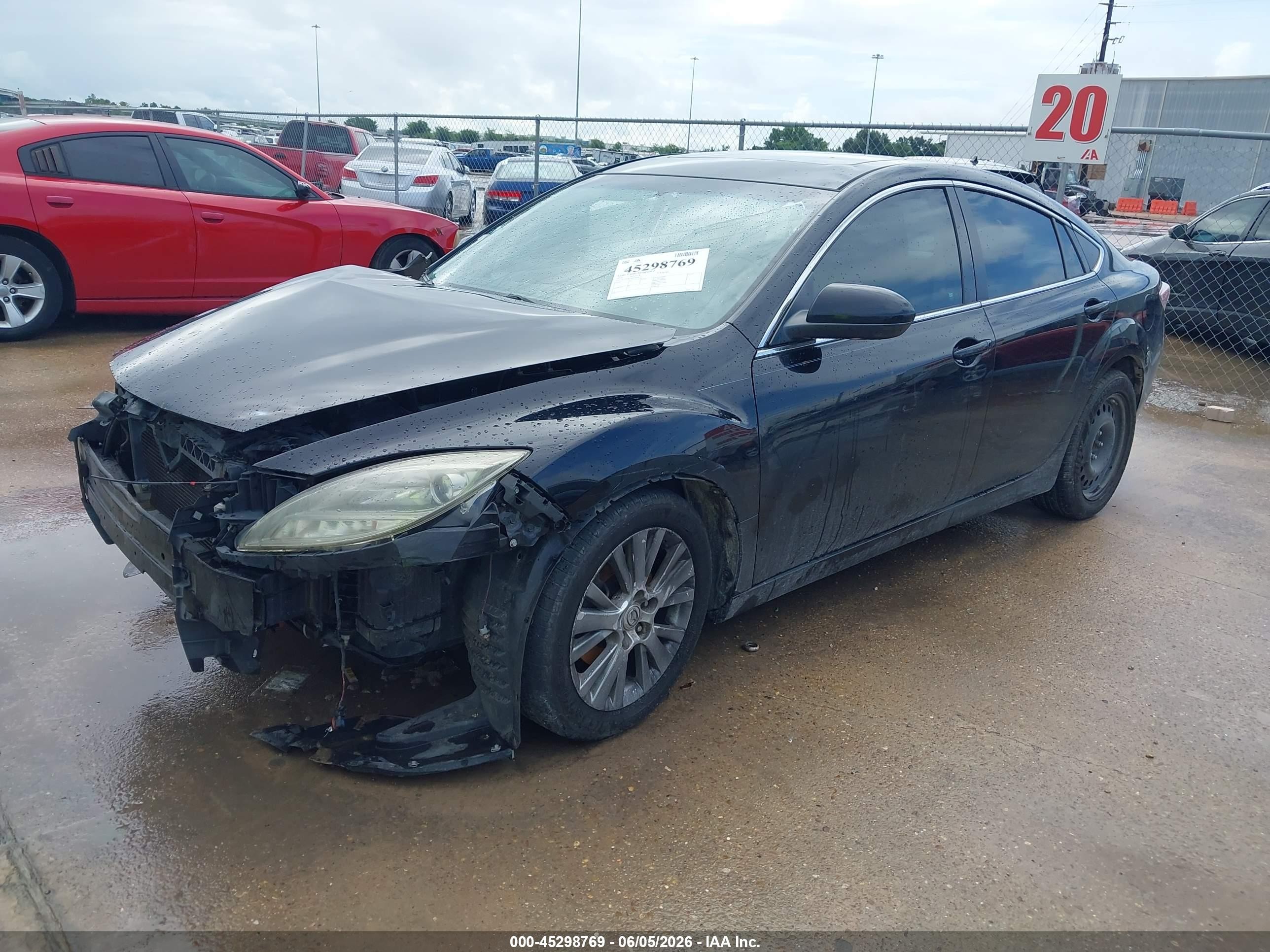 2010 Mazda Mazda6 I Grand Touring Black vin: 1YVHZ8CH2A5M38316