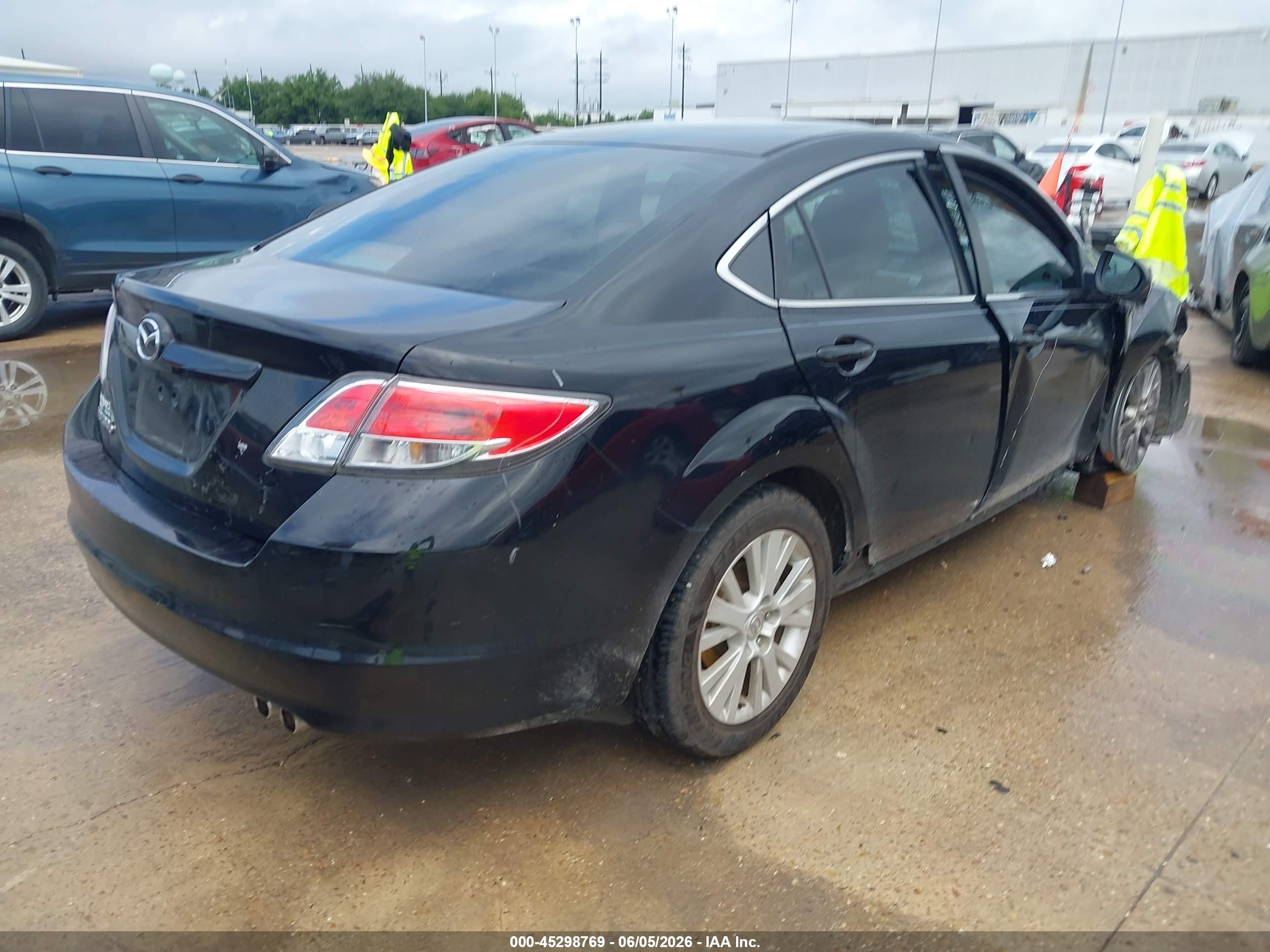 2010 Mazda Mazda6 I Grand Touring Black vin: 1YVHZ8CH2A5M38316