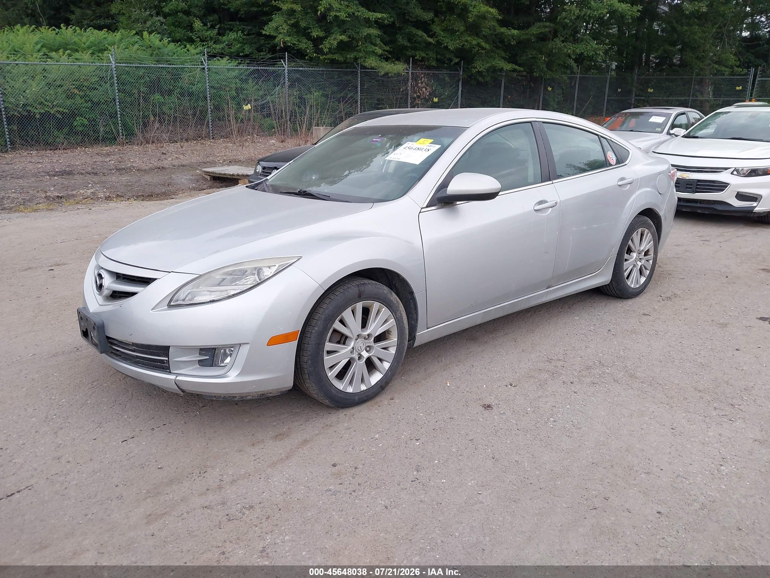 2010 Mazda Mazda6 I Touring Silver vin: 1YVHZ8CH2A5M44780