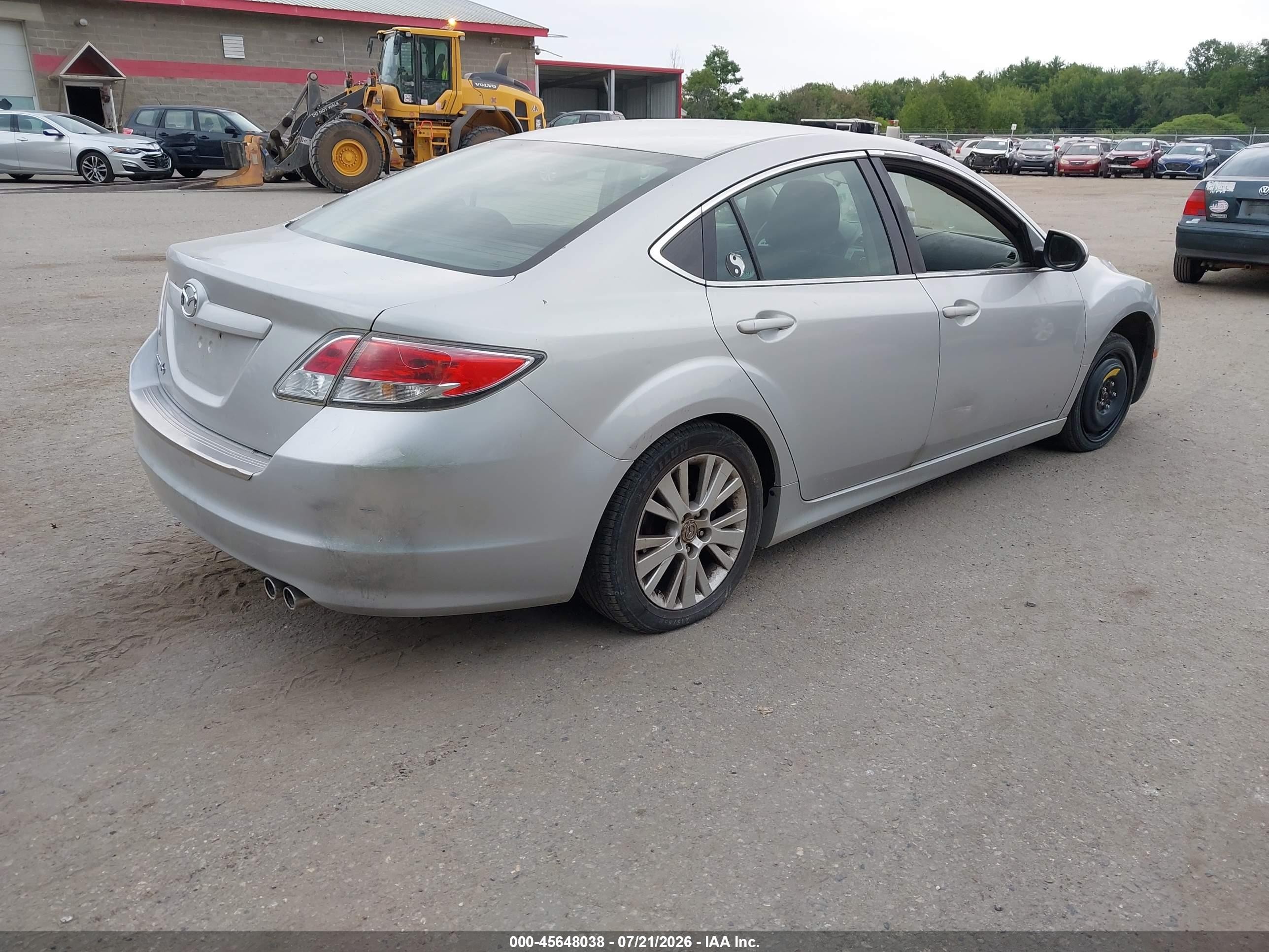 2010 Mazda Mazda6 I Touring Silver vin: 1YVHZ8CH2A5M44780