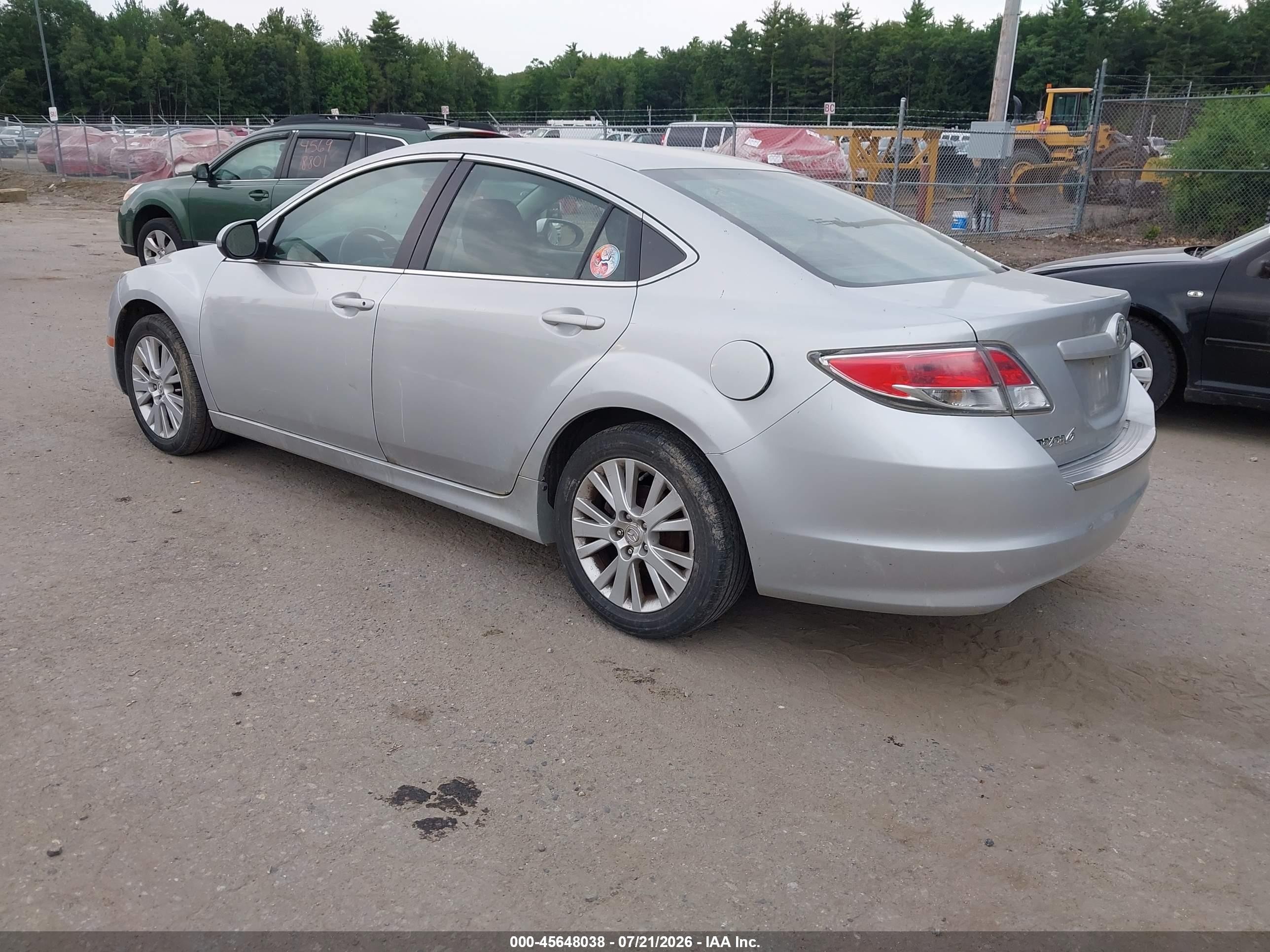 2010 Mazda Mazda6 I Touring Silver vin: 1YVHZ8CH2A5M44780