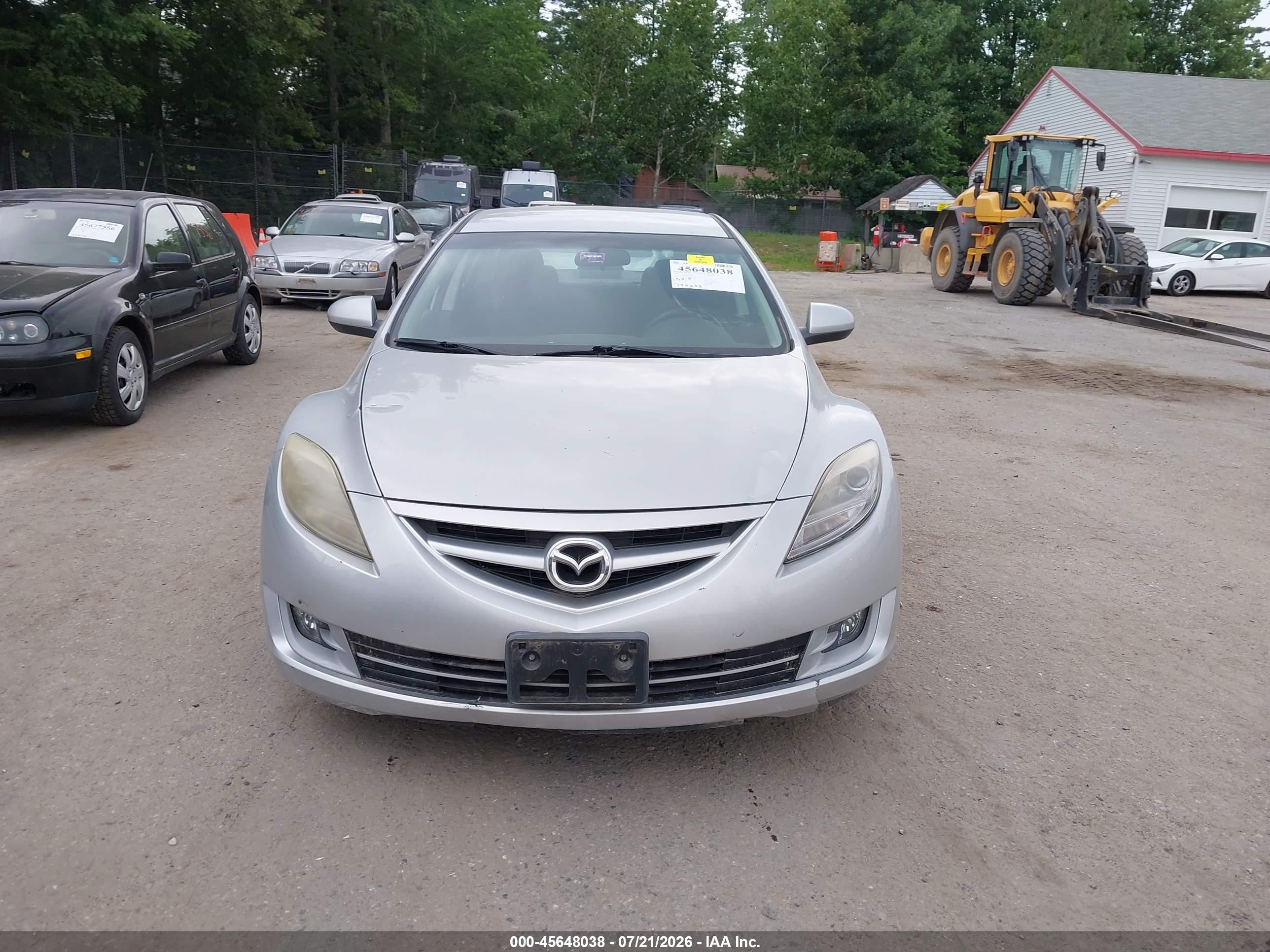 2010 Mazda Mazda6 I Touring Silver vin: 1YVHZ8CH2A5M44780