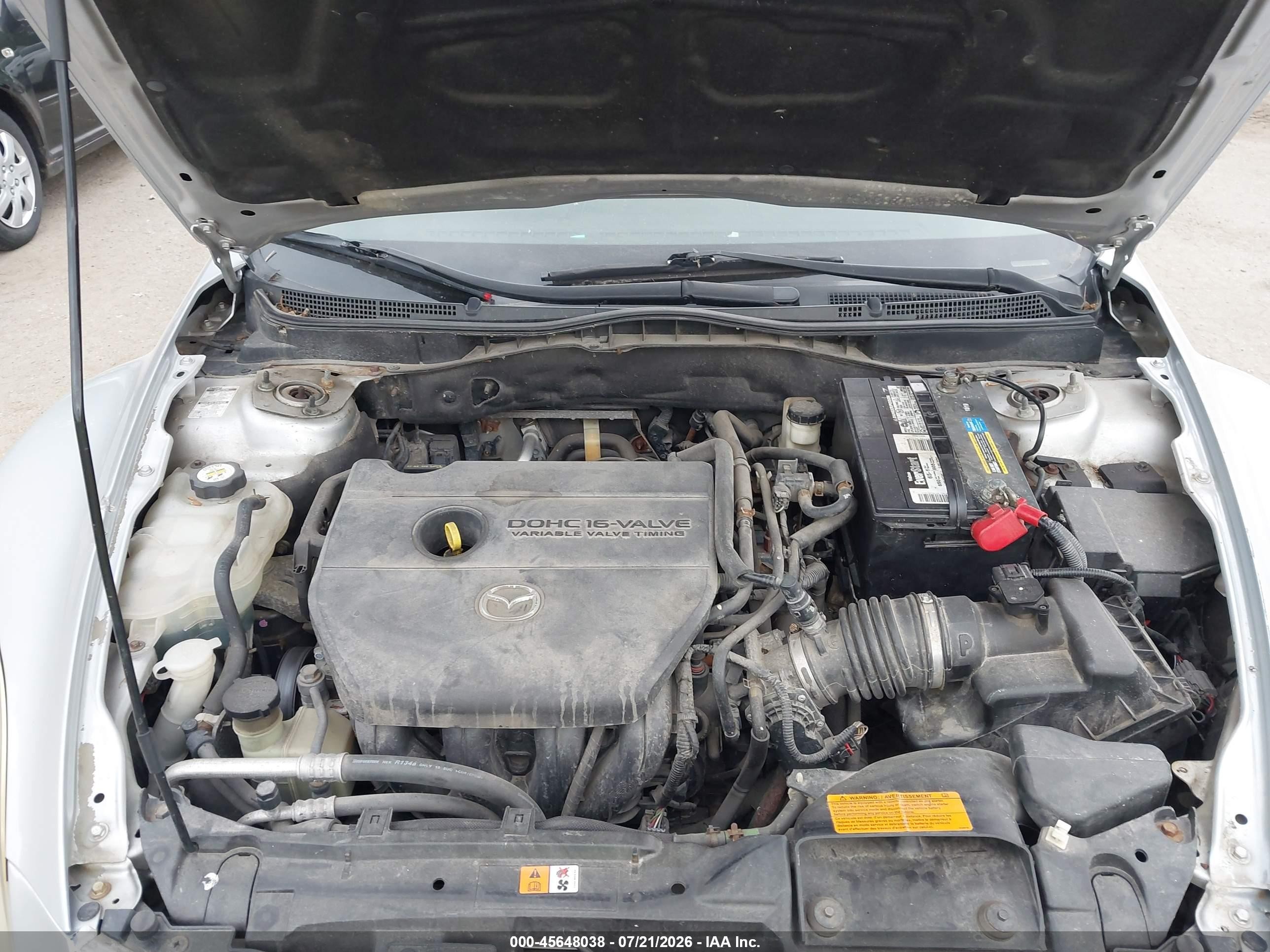2010 Mazda Mazda6 I Touring Silver vin: 1YVHZ8CH2A5M44780