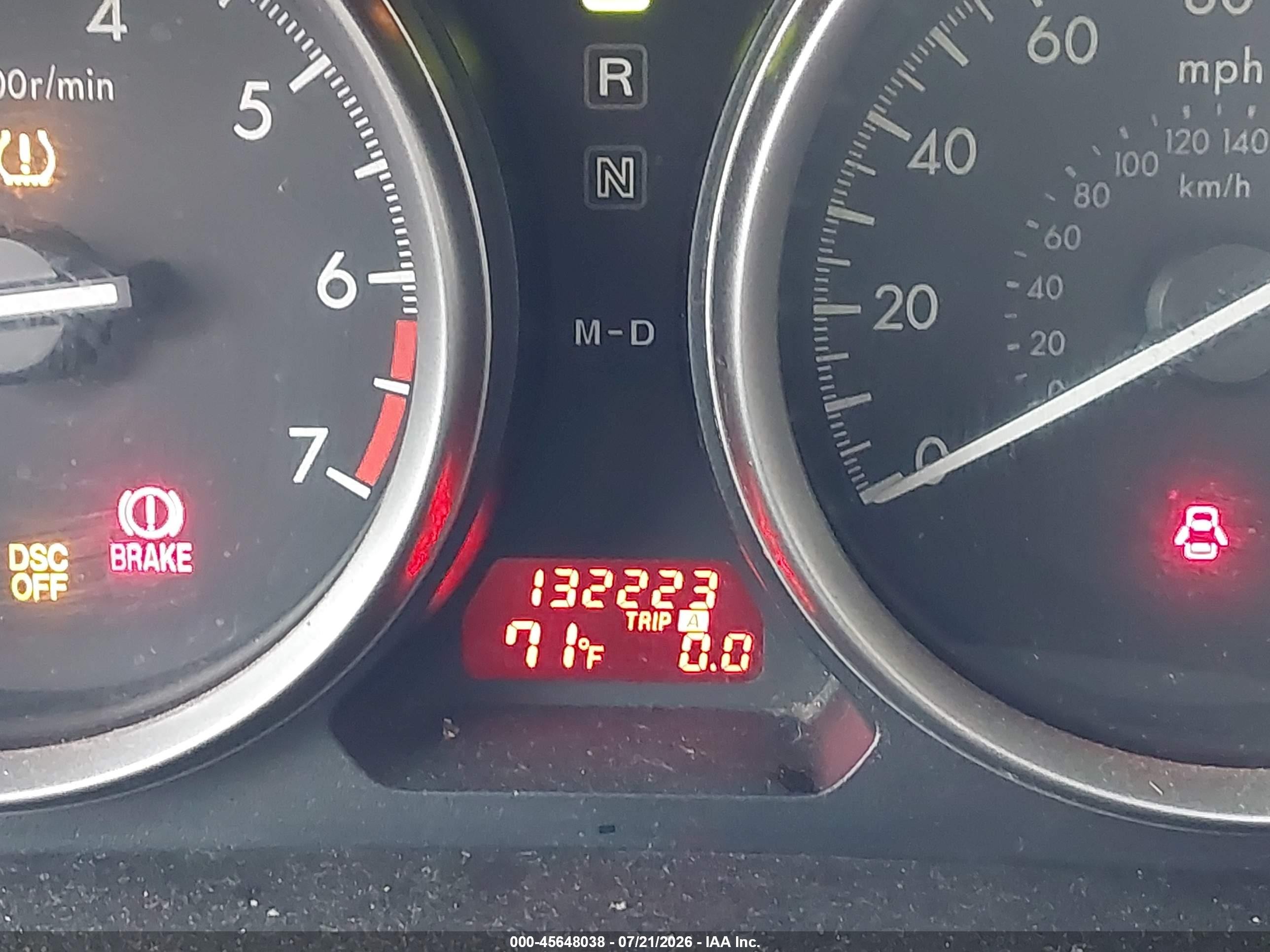 2010 Mazda Mazda6 I Touring Silver vin: 1YVHZ8CH2A5M44780