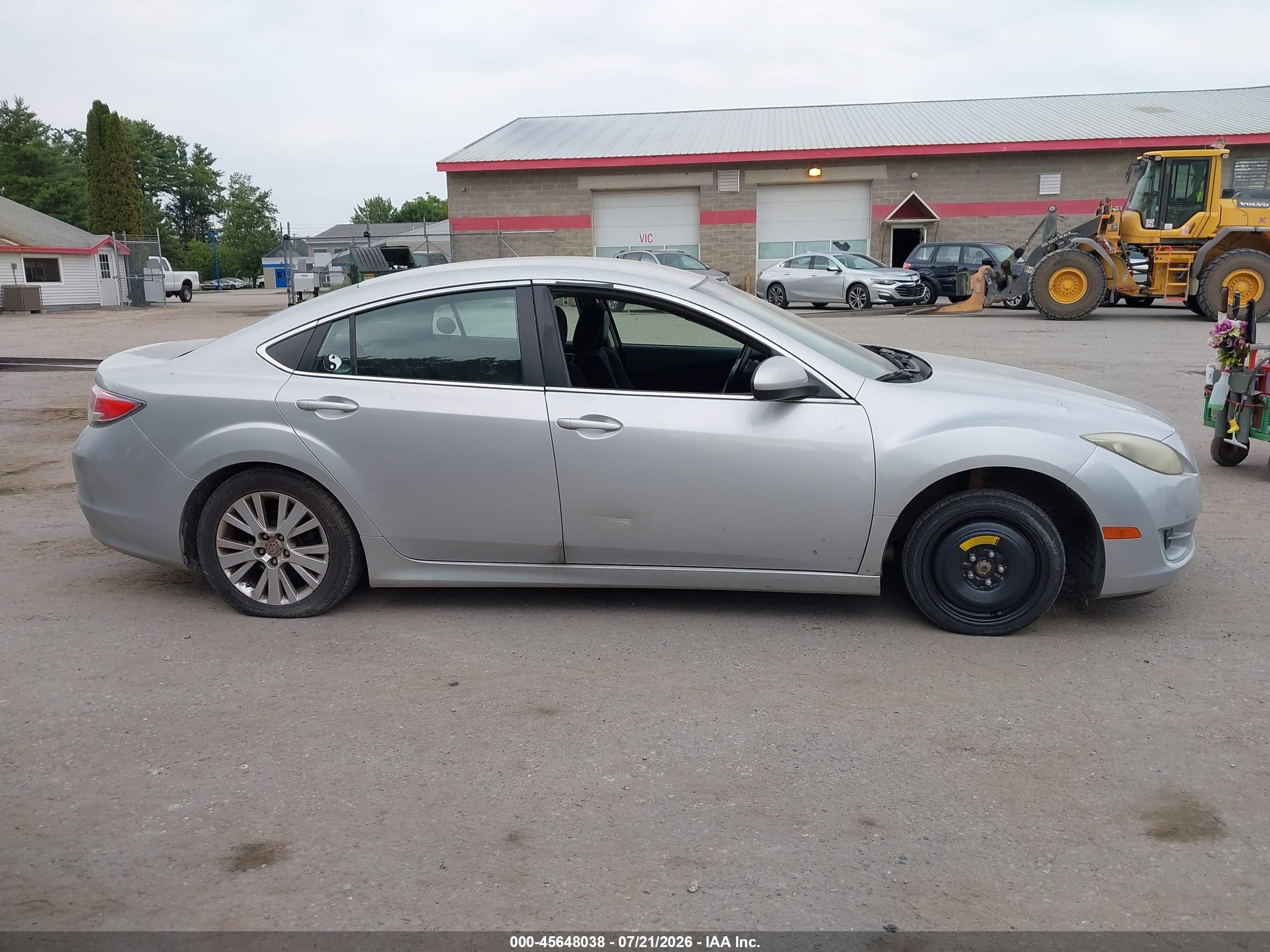 2010 Mazda Mazda6 I Touring Silver vin: 1YVHZ8CH2A5M44780