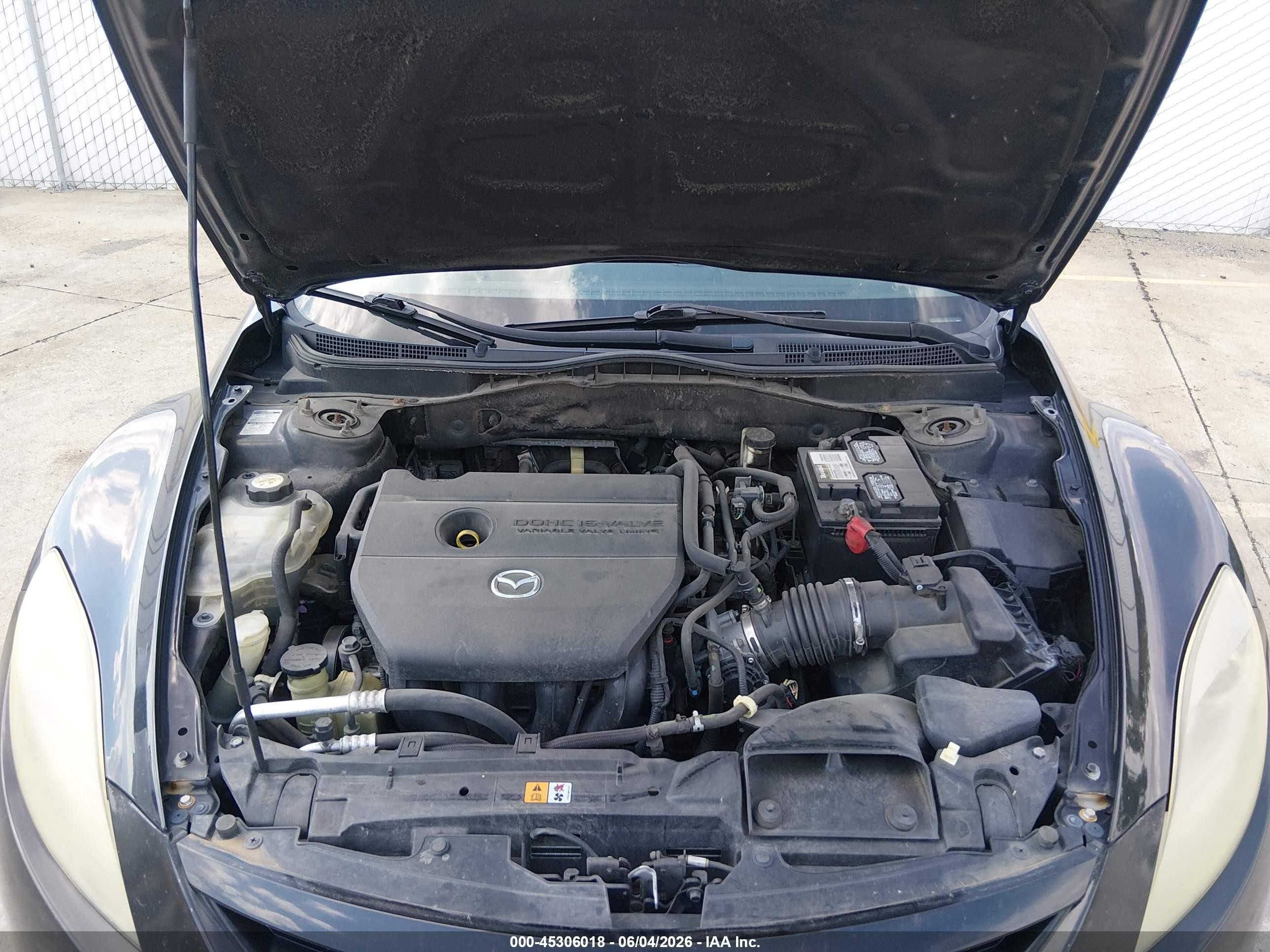 2010 Mazda Mazda6 I Grand Touring Black vin: 1YVHZ8CH2A5M48098