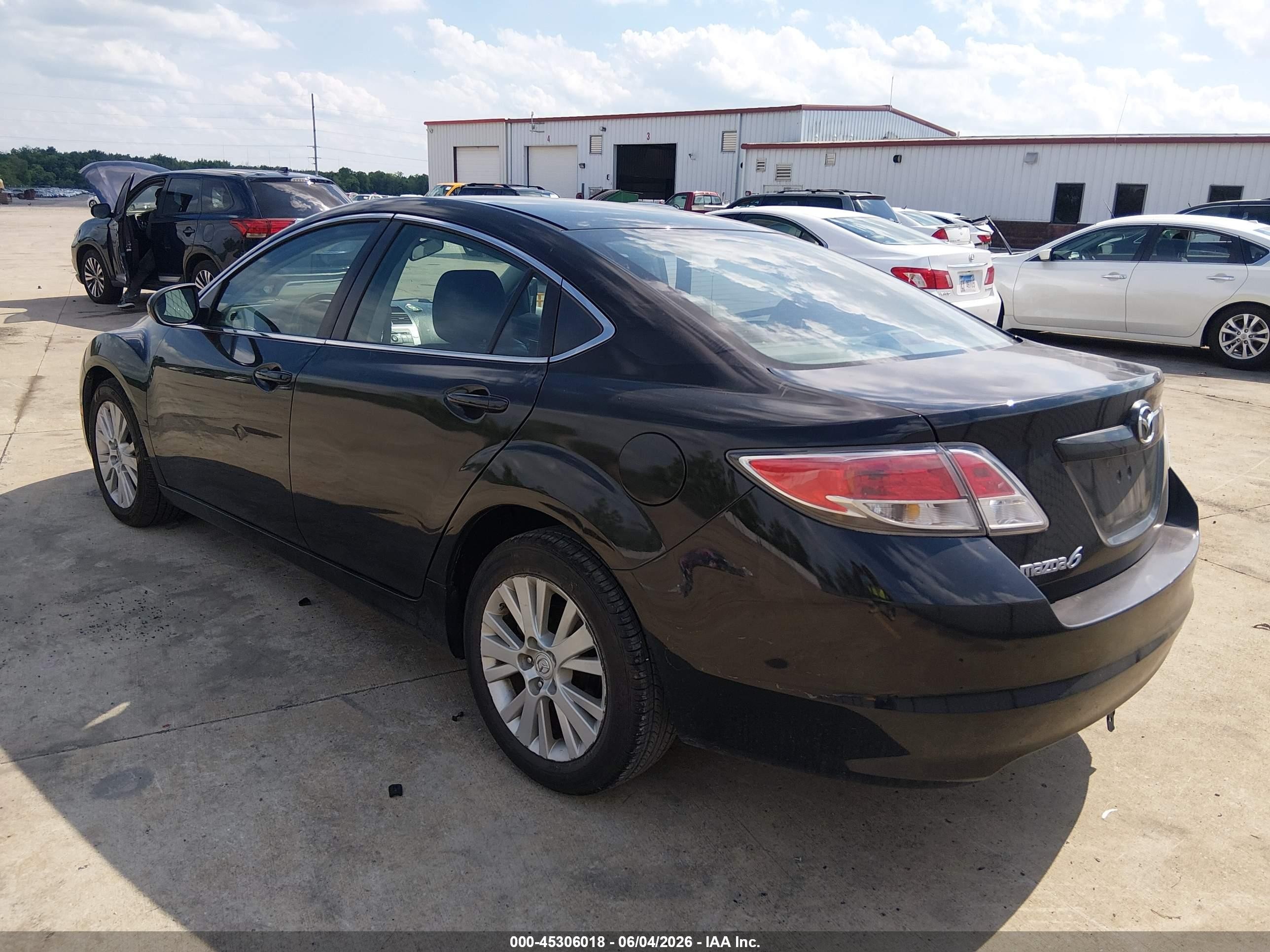 2010 Mazda Mazda6 I Grand Touring Black vin: 1YVHZ8CH2A5M48098