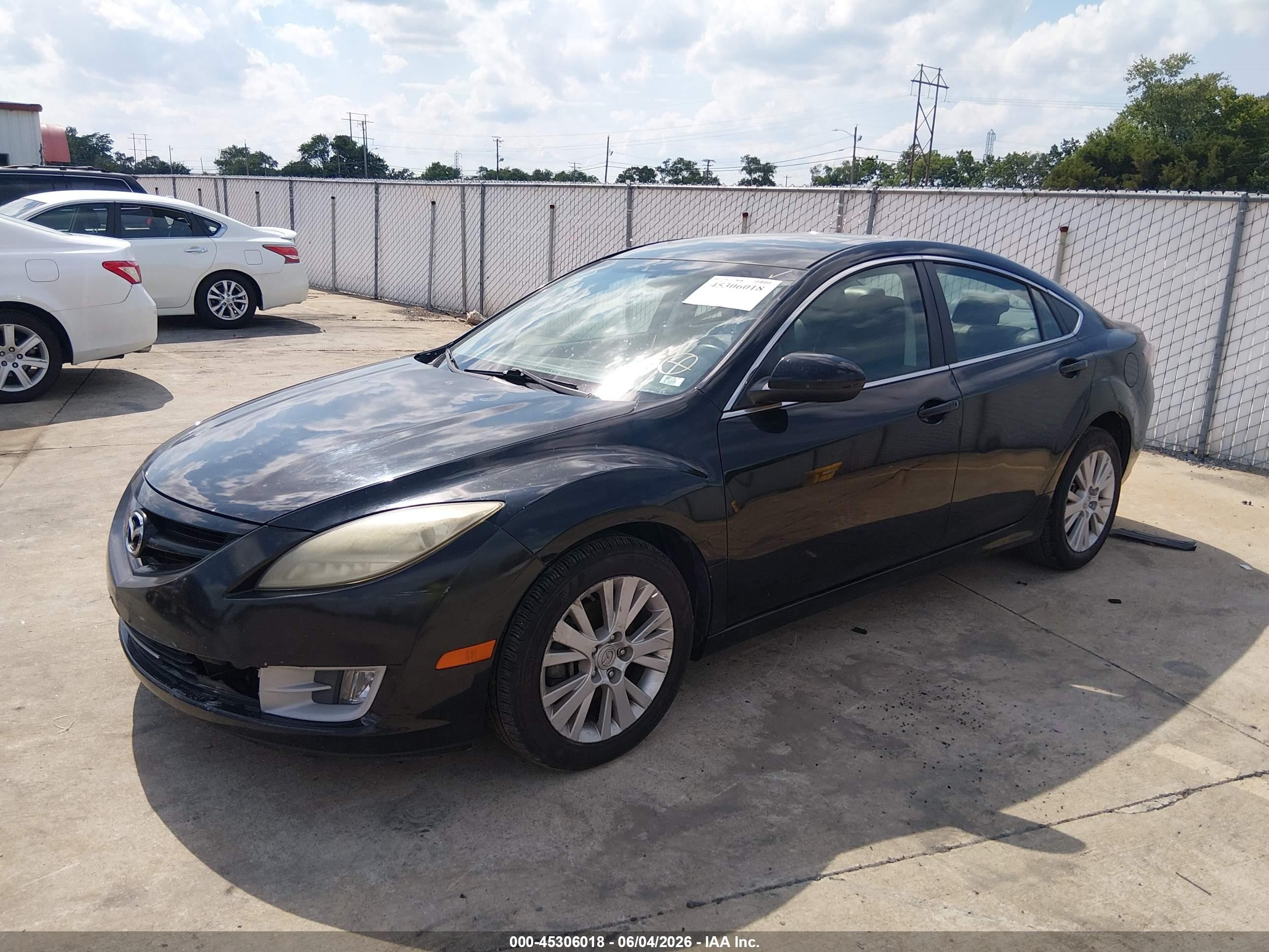 2010 Mazda Mazda6 I Grand Touring Black vin: 1YVHZ8CH2A5M48098