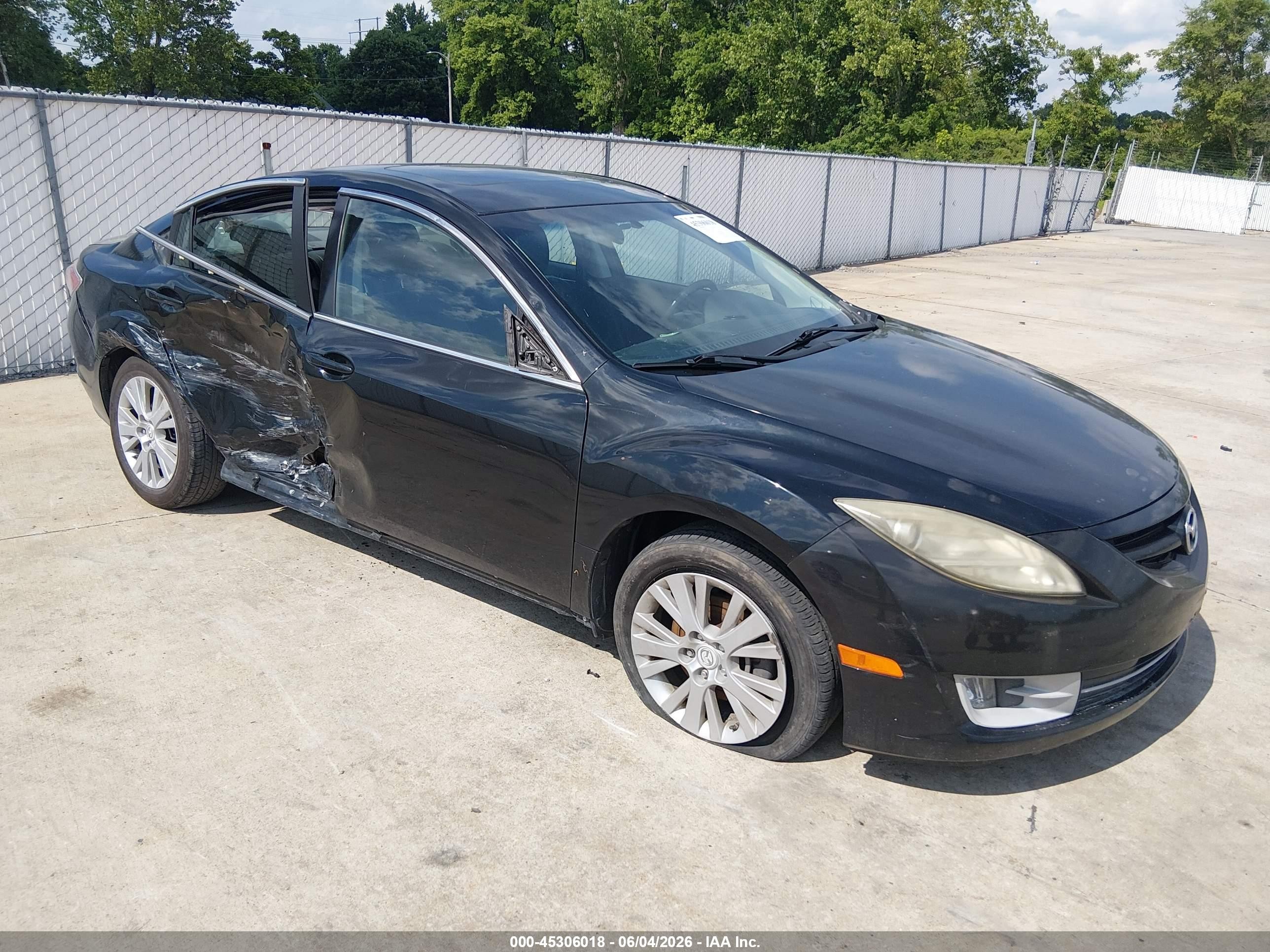 2010 Mazda Mazda6 I Grand Touring Black vin: 1YVHZ8CH2A5M48098