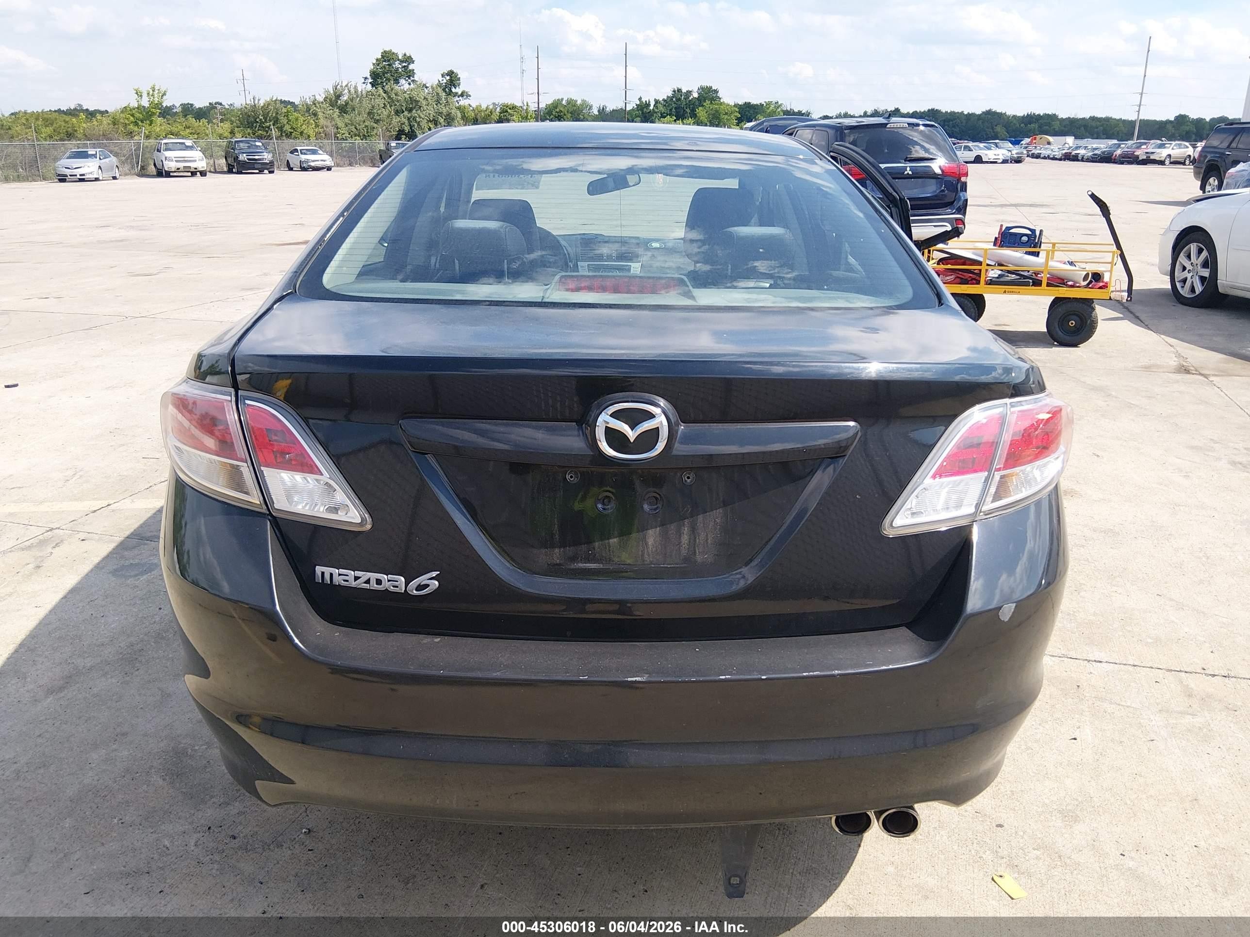 2010 Mazda Mazda6 I Grand Touring Black vin: 1YVHZ8CH2A5M48098