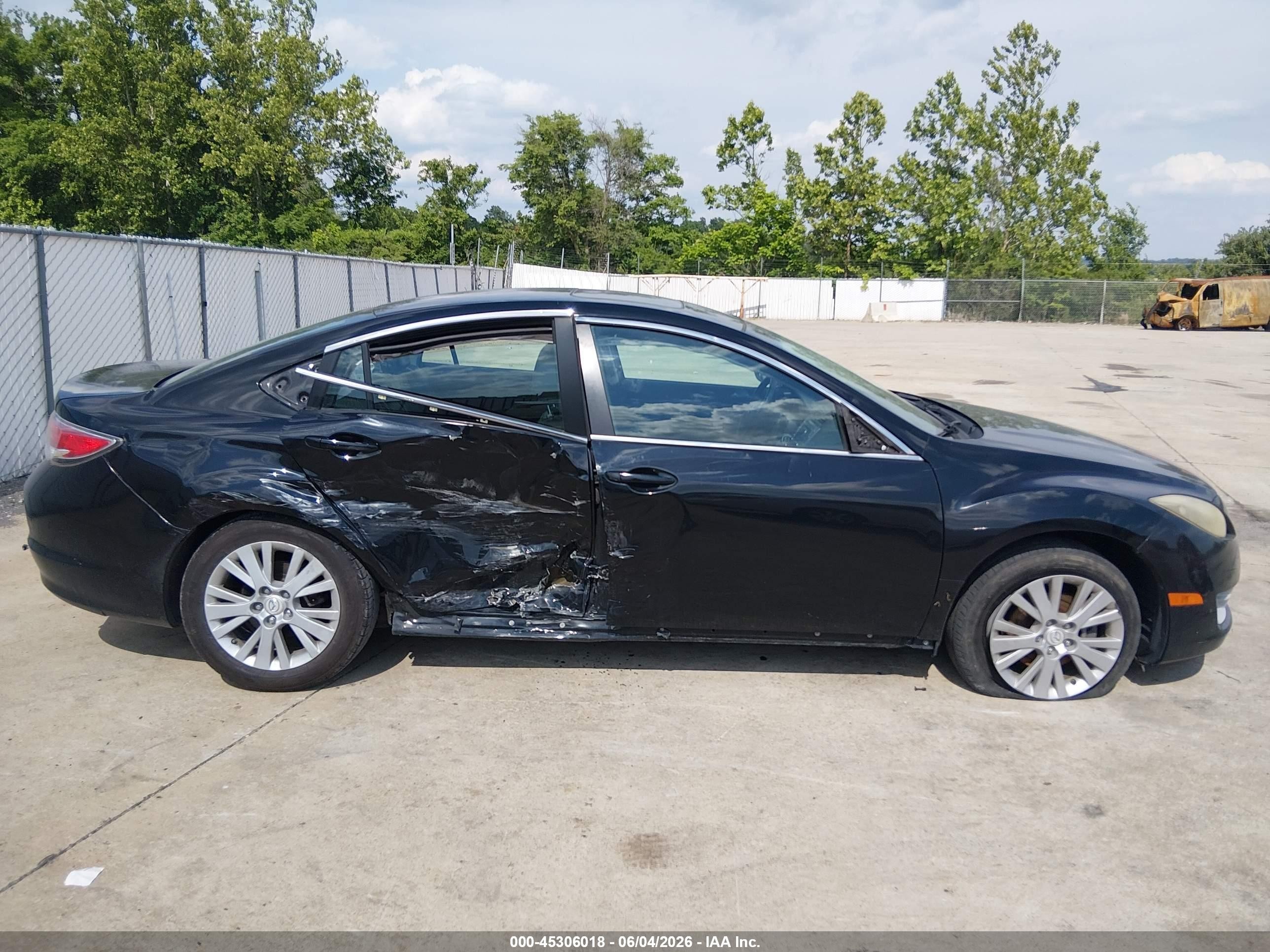 2010 Mazda Mazda6 I Grand Touring Black vin: 1YVHZ8CH2A5M48098