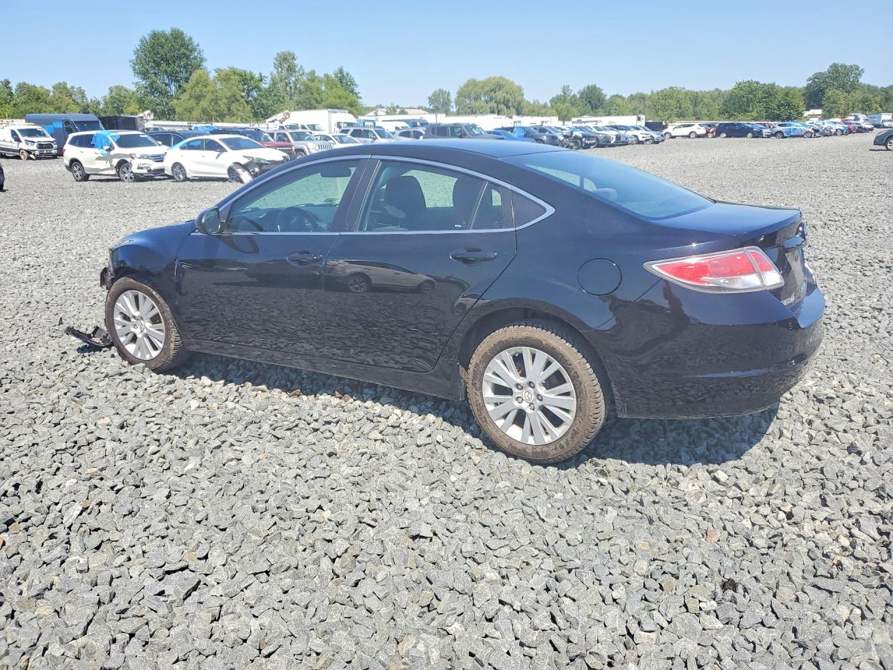 2010 Mazda 6 I Black vin: 1YVHZ8CH2A5M54323