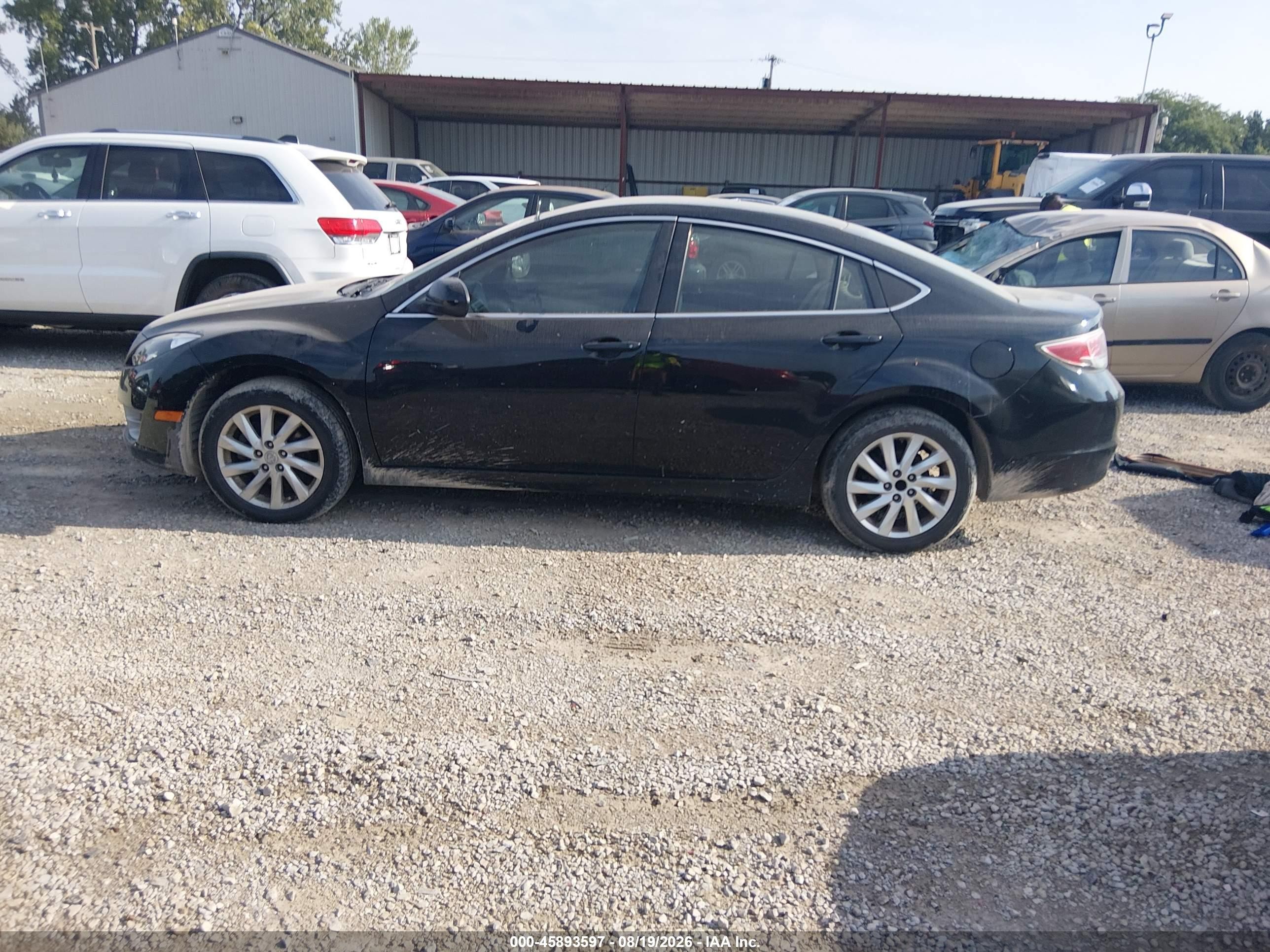 2011 Mazda Mazda6 I Touring Black vin: 1YVHZ8CH2B5M03700