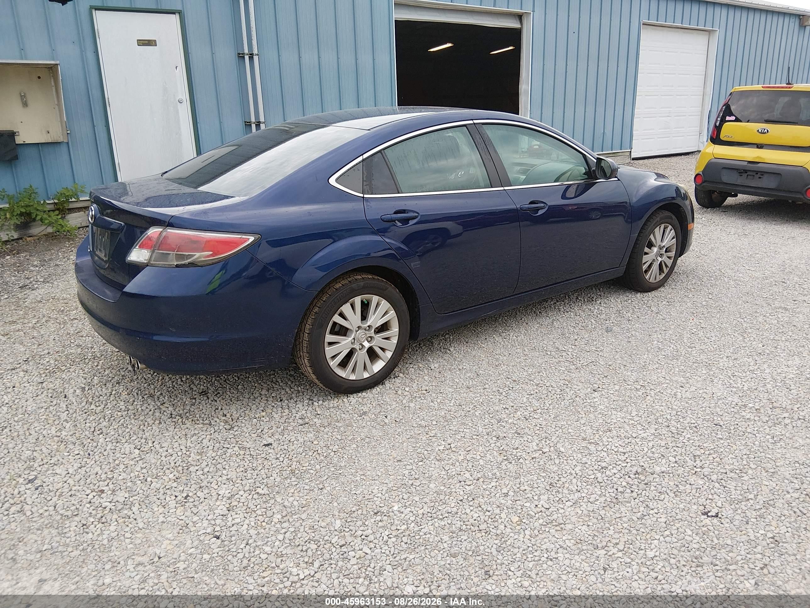 2010 Mazda Mazda6 I Touring Blue vin: 1YVHZ8CH3A5M07172
