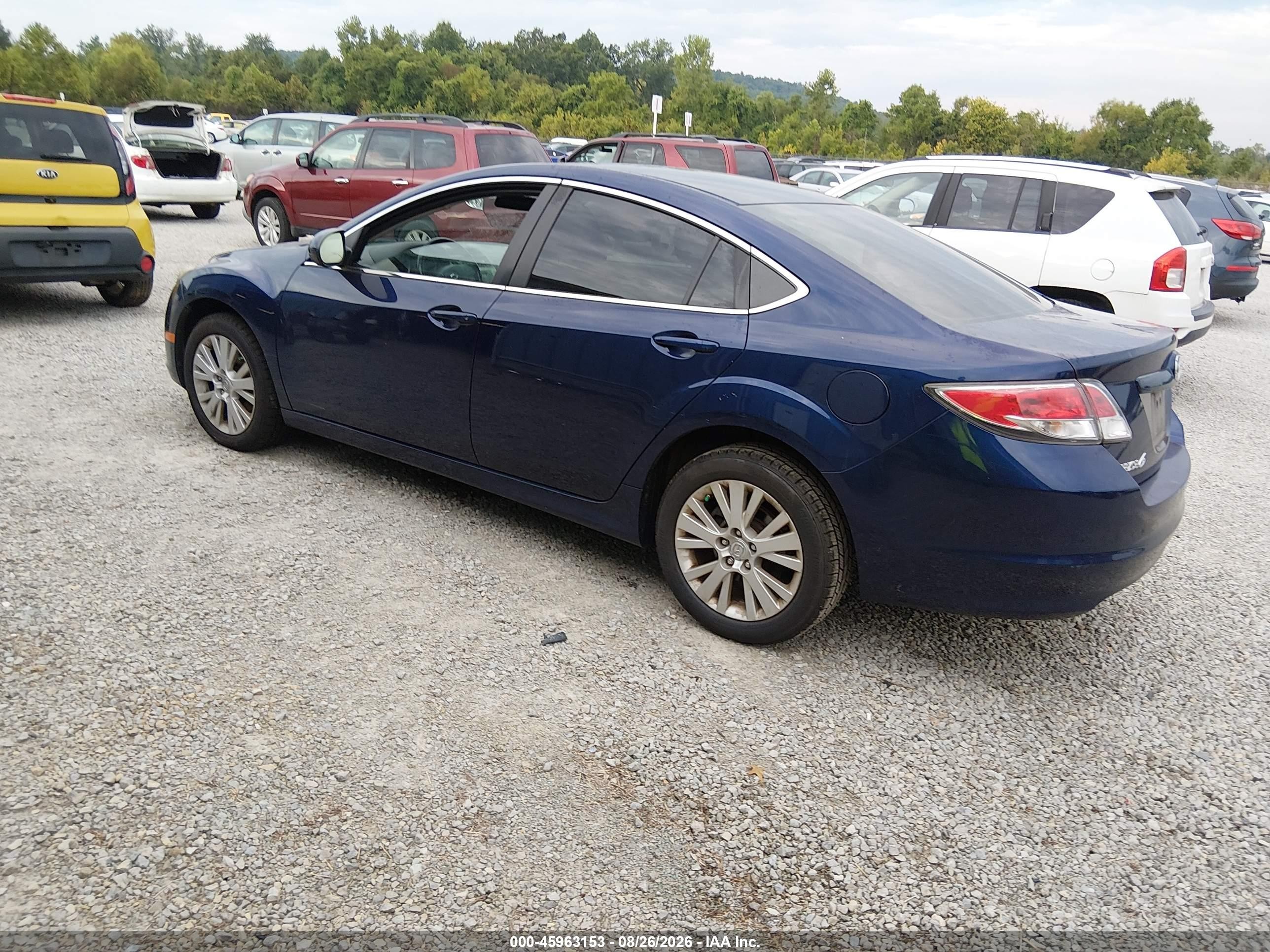 2010 Mazda Mazda6 I Touring Blue vin: 1YVHZ8CH3A5M07172