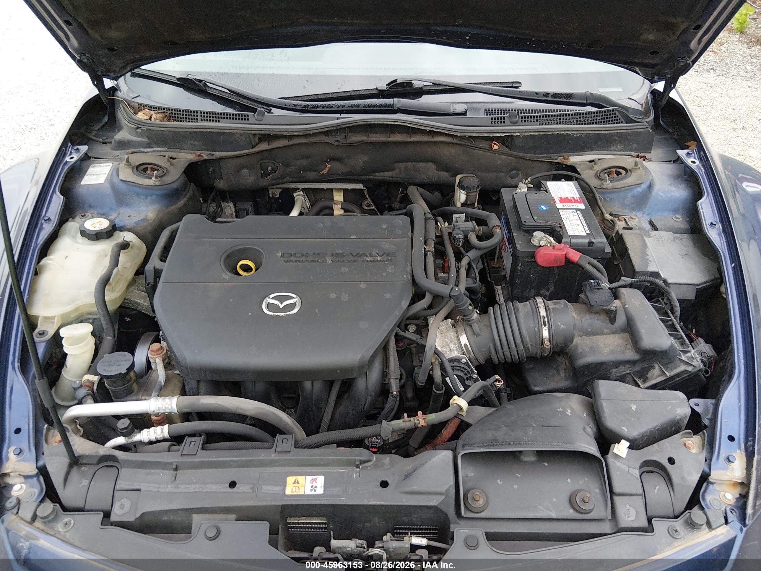 2010 Mazda Mazda6 I Touring Blue vin: 1YVHZ8CH3A5M07172