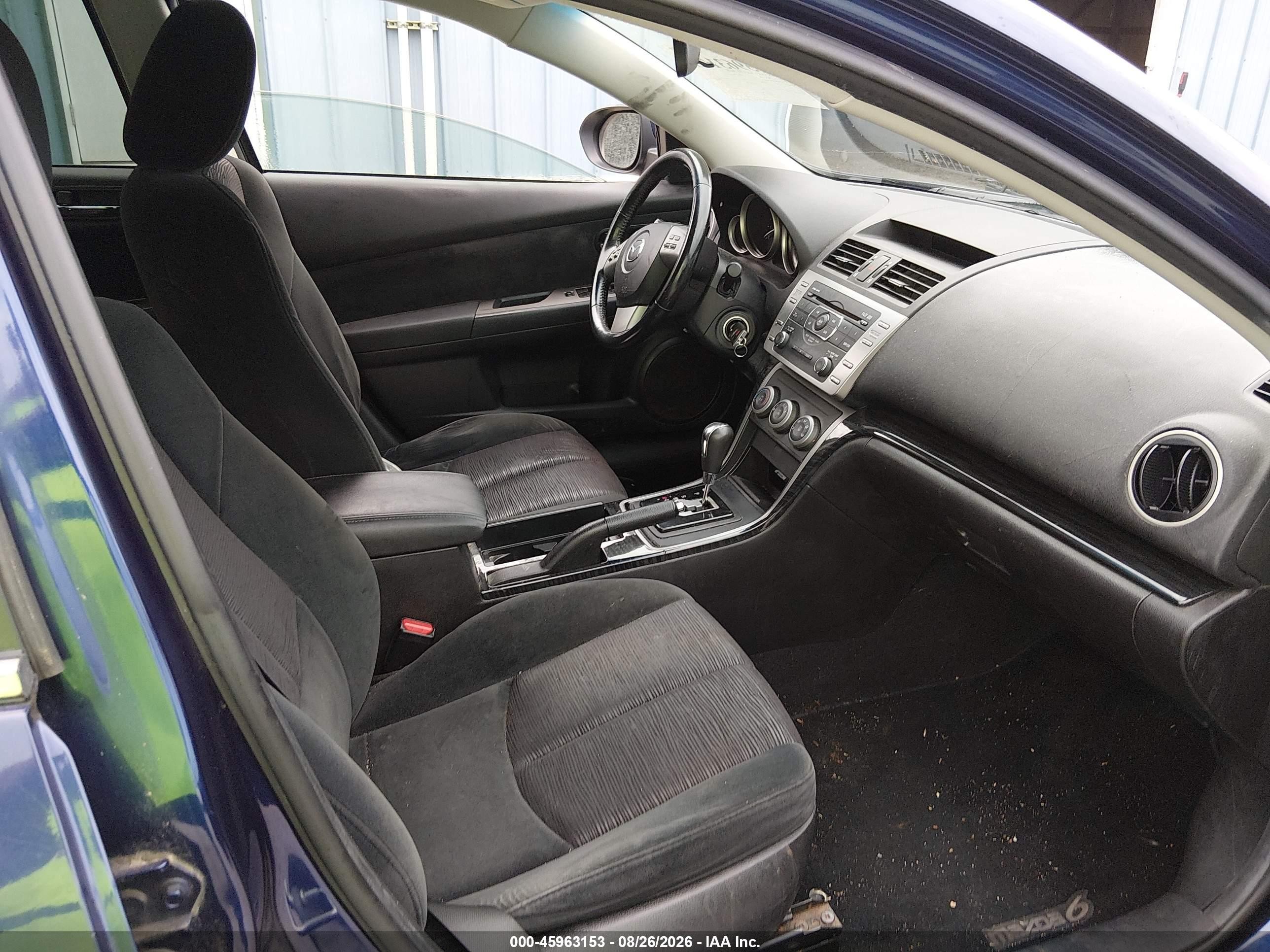 2010 Mazda Mazda6 I Touring Blue vin: 1YVHZ8CH3A5M07172