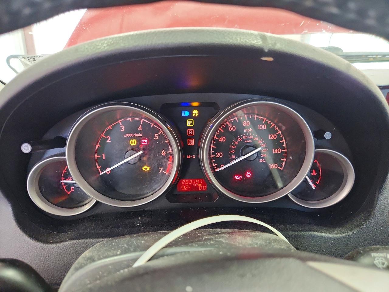 2010 Mazda 6 I Красный vin: 1YVHZ8CH3A5M08306