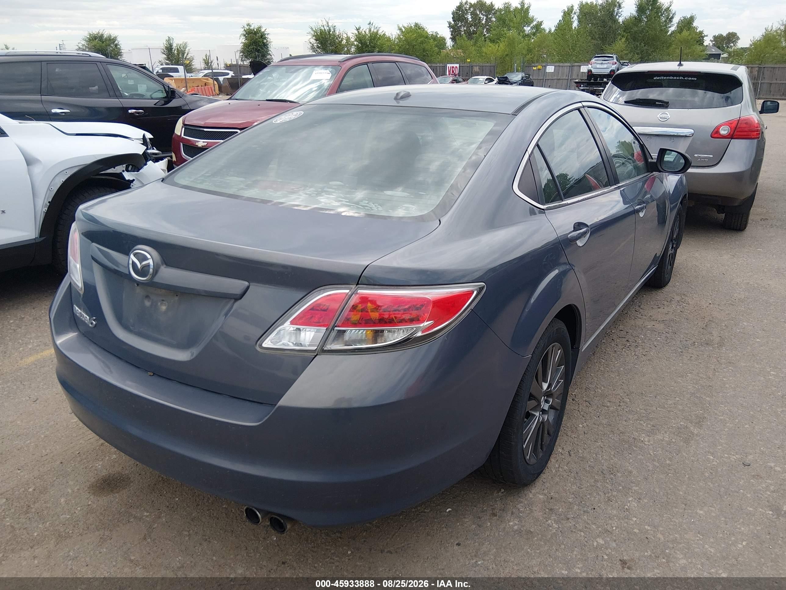 2010 Mazda Mazda6 I Grand Touring Серый vin: 1YVHZ8CH3A5M11920