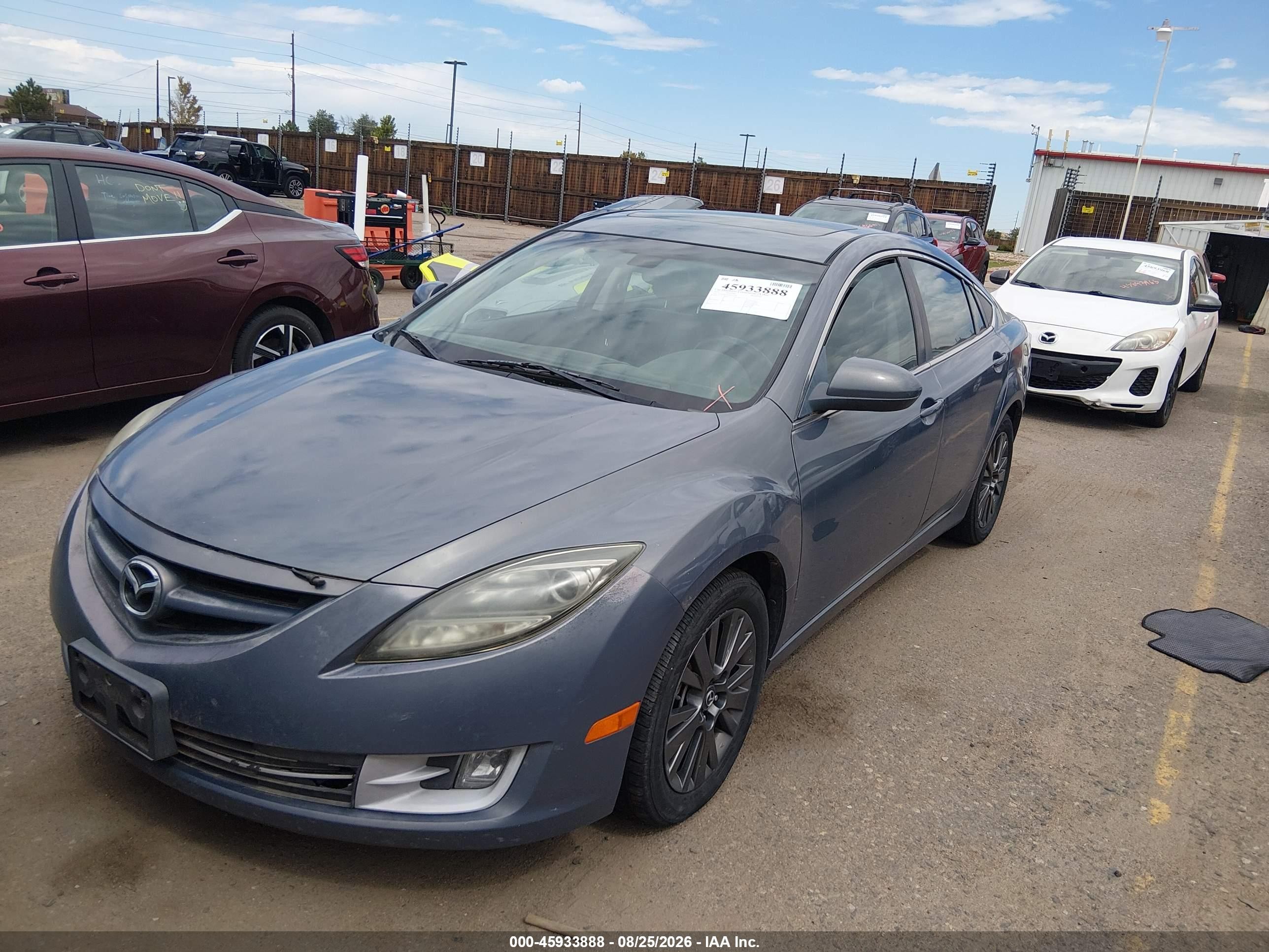 2010 Mazda Mazda6 I Grand Touring Серый vin: 1YVHZ8CH3A5M11920