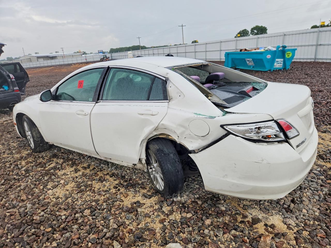 2010 Mazda 6 I White vin: 1YVHZ8CH3A5M20326