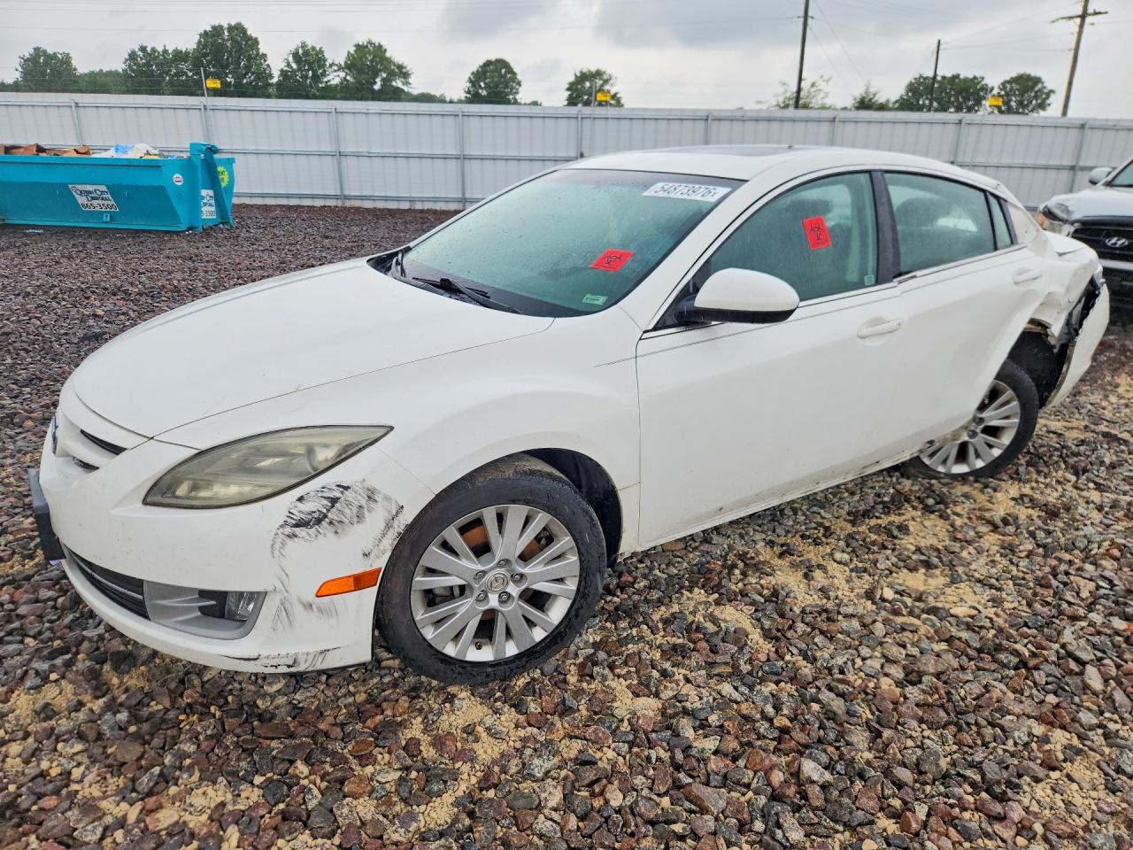2010 Mazda 6 I White vin: 1YVHZ8CH3A5M20326