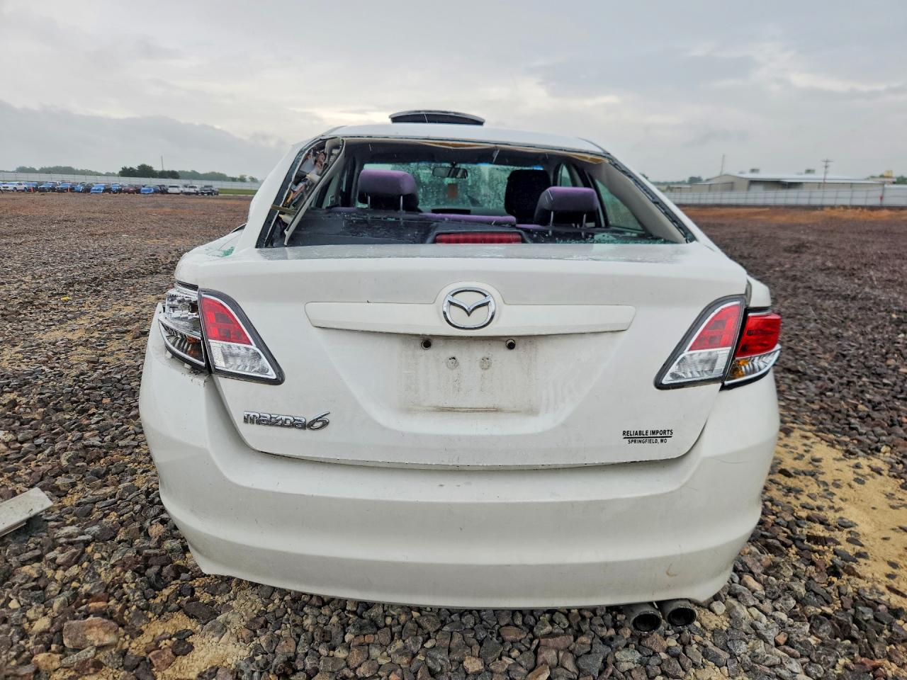 2010 Mazda 6 I White vin: 1YVHZ8CH3A5M20326