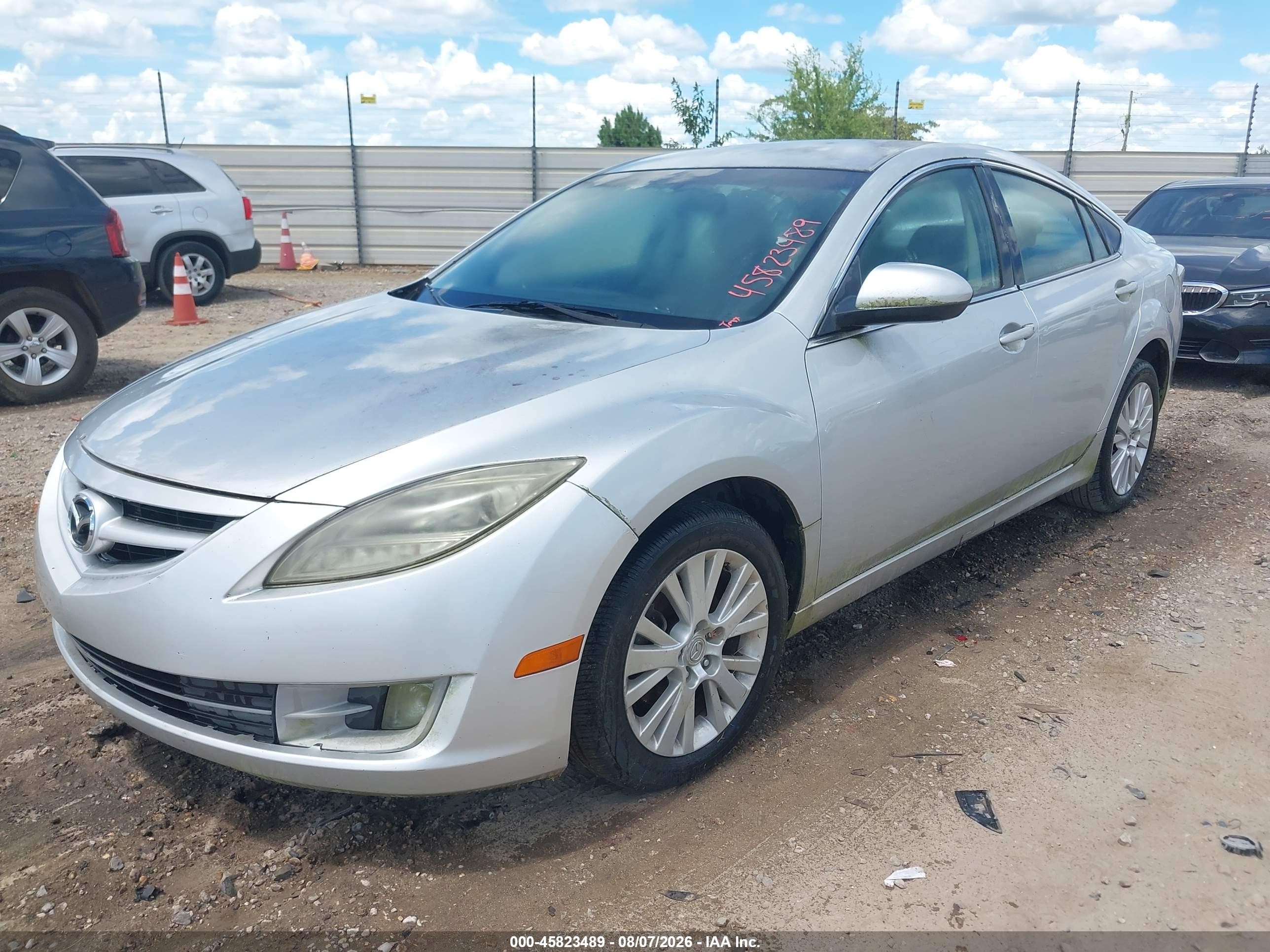 2010 Mazda Mazda6 I Touring Silver vin: 1YVHZ8CH3A5M32010