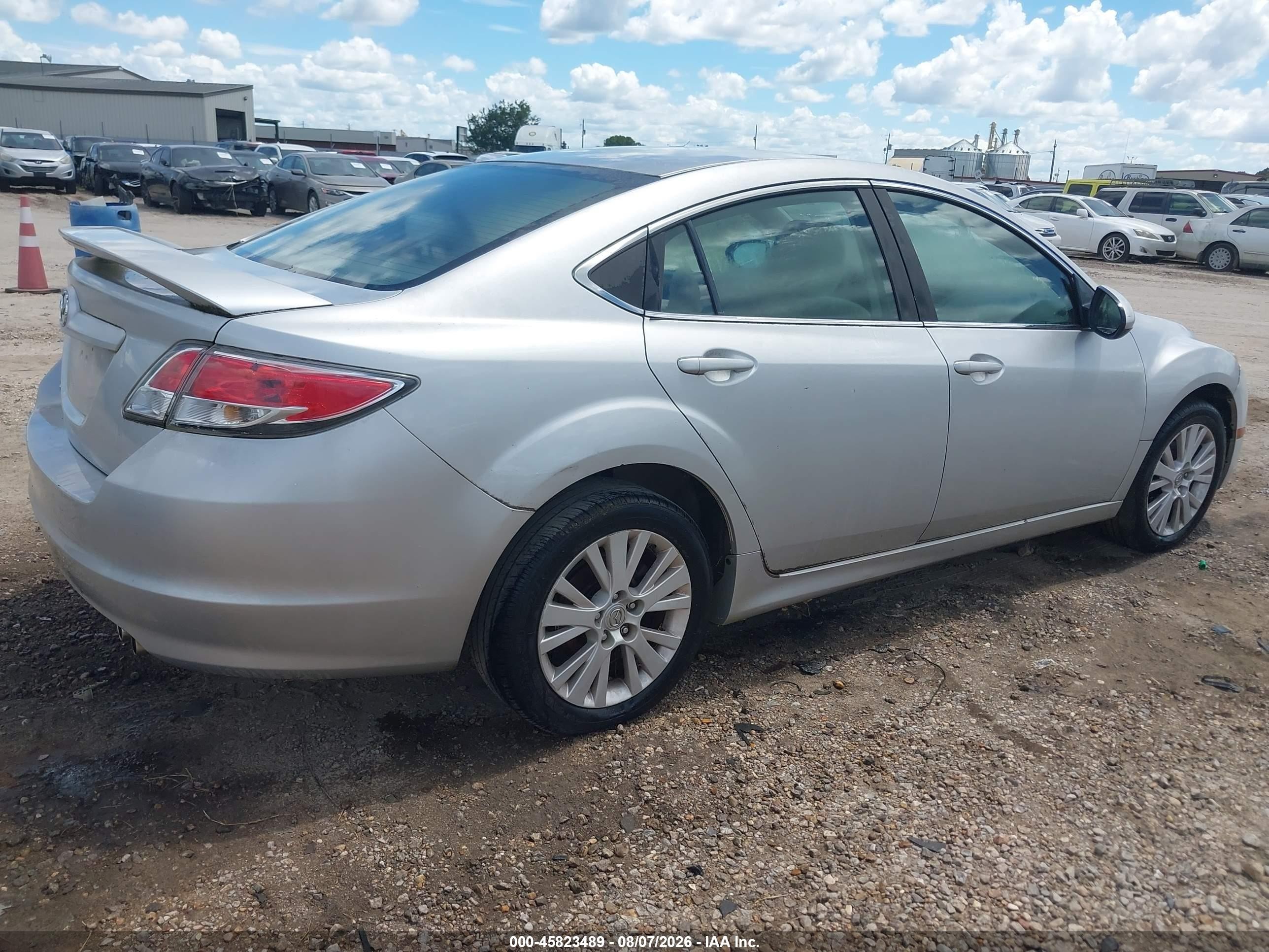 2010 Mazda Mazda6 I Touring Silver vin: 1YVHZ8CH3A5M32010