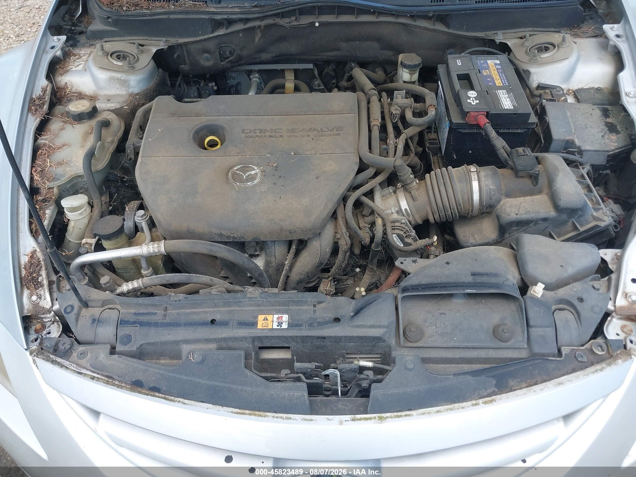 2010 Mazda Mazda6 I Touring Silver vin: 1YVHZ8CH3A5M32010