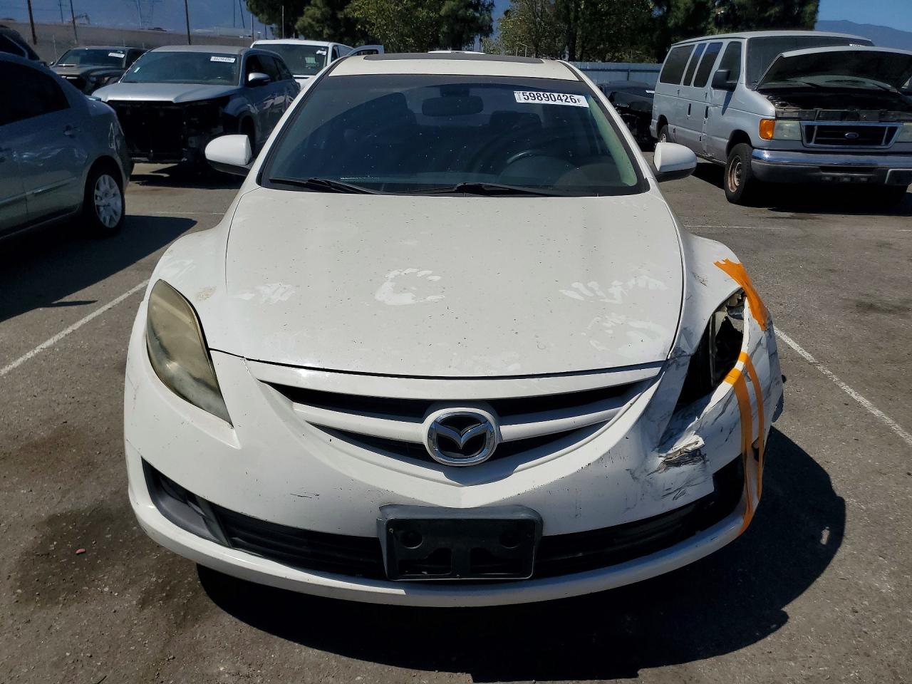 2010 Mazda 6 I White vin: 1YVHZ8CH3A5M33366