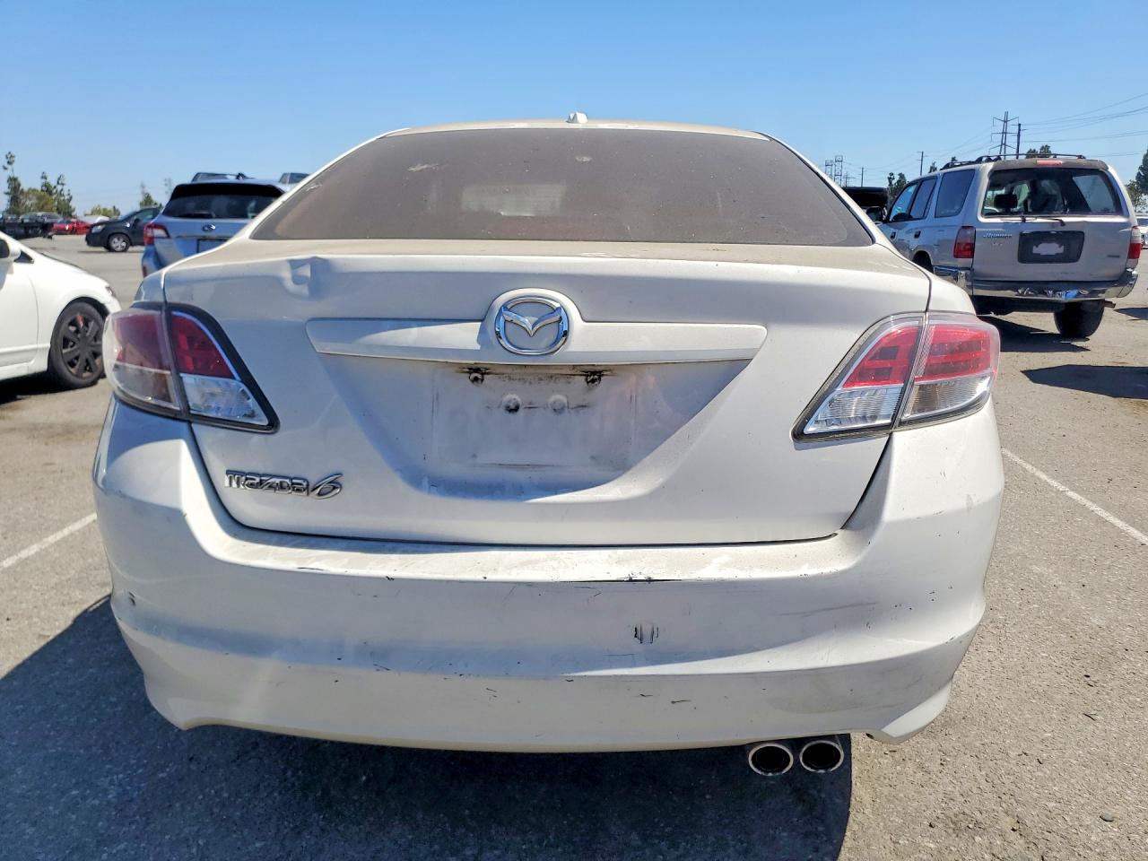 2010 Mazda 6 I White vin: 1YVHZ8CH3A5M33366