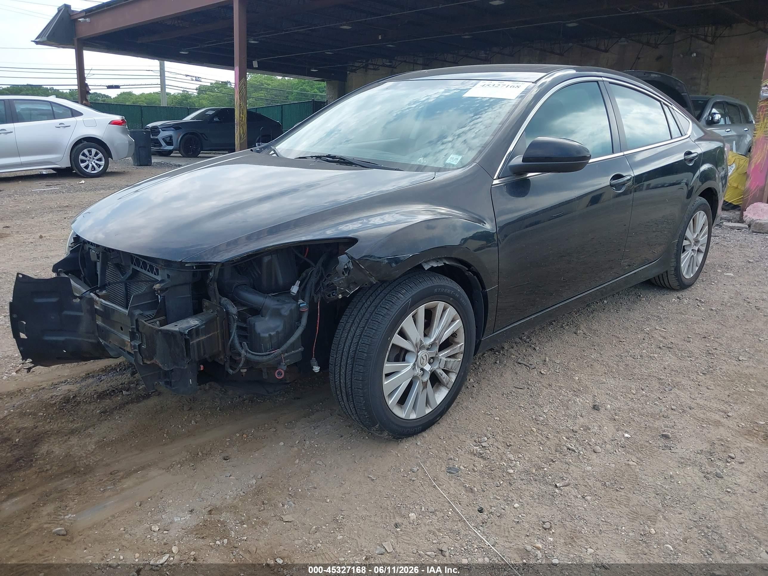 2010 Mazda Mazda6 I Grand Touring Black vin: 1YVHZ8CH3A5M54976