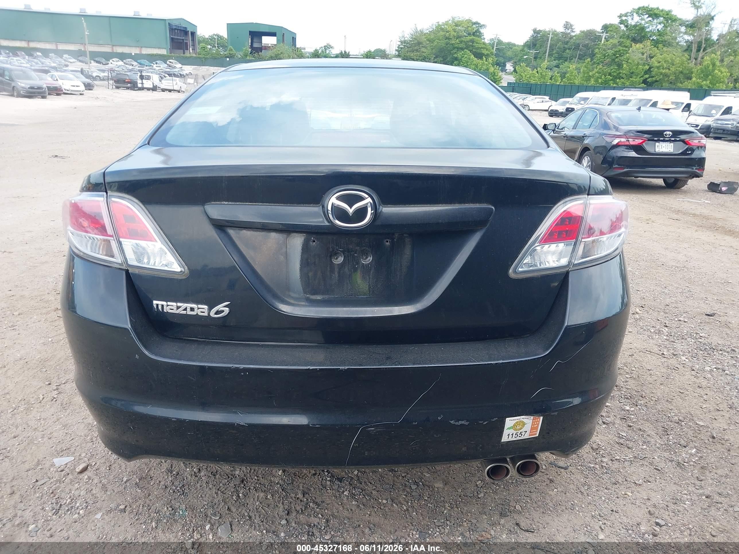 2010 Mazda Mazda6 I Grand Touring Black vin: 1YVHZ8CH3A5M54976