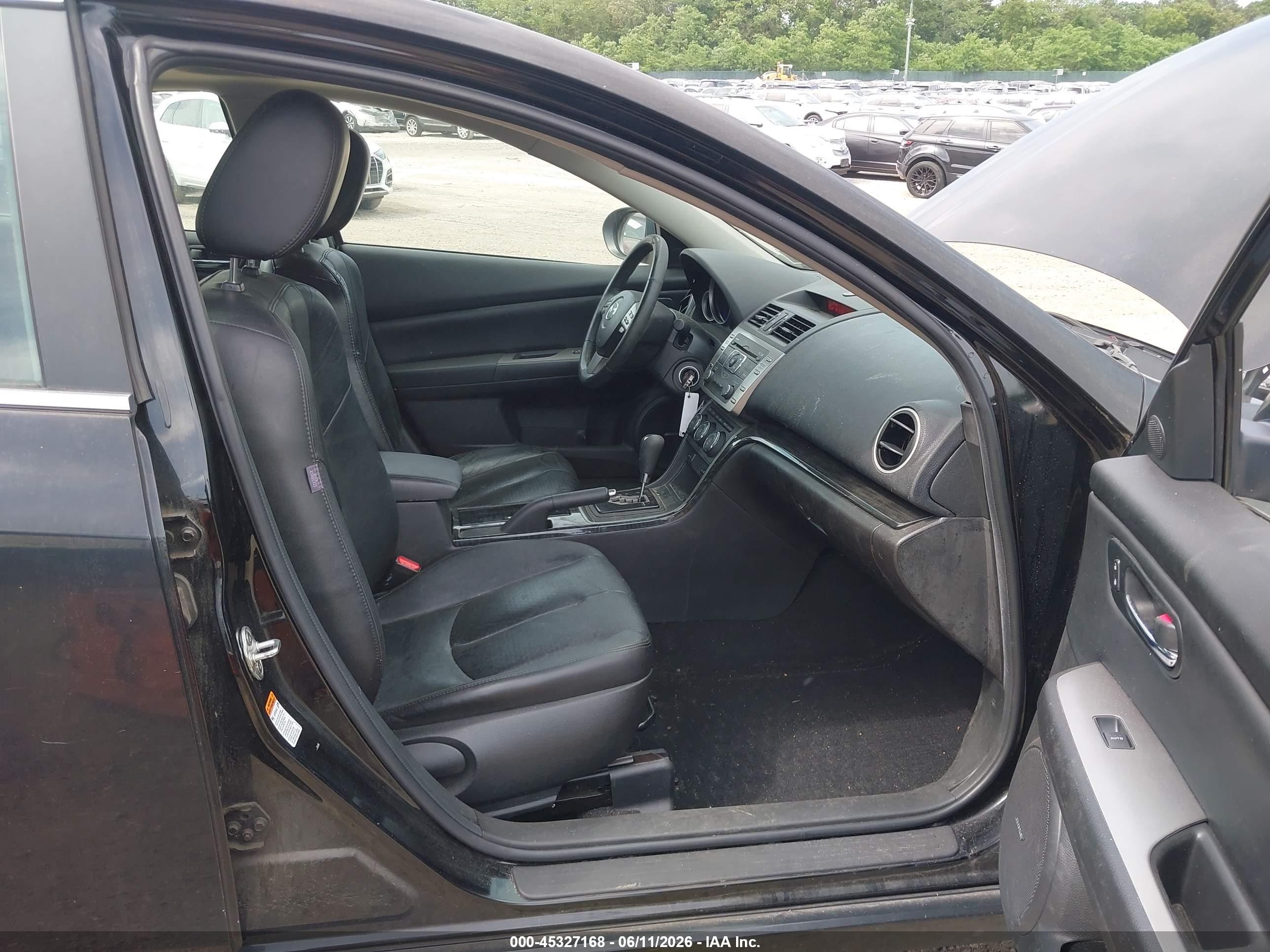 2010 Mazda Mazda6 I Grand Touring Black vin: 1YVHZ8CH3A5M54976