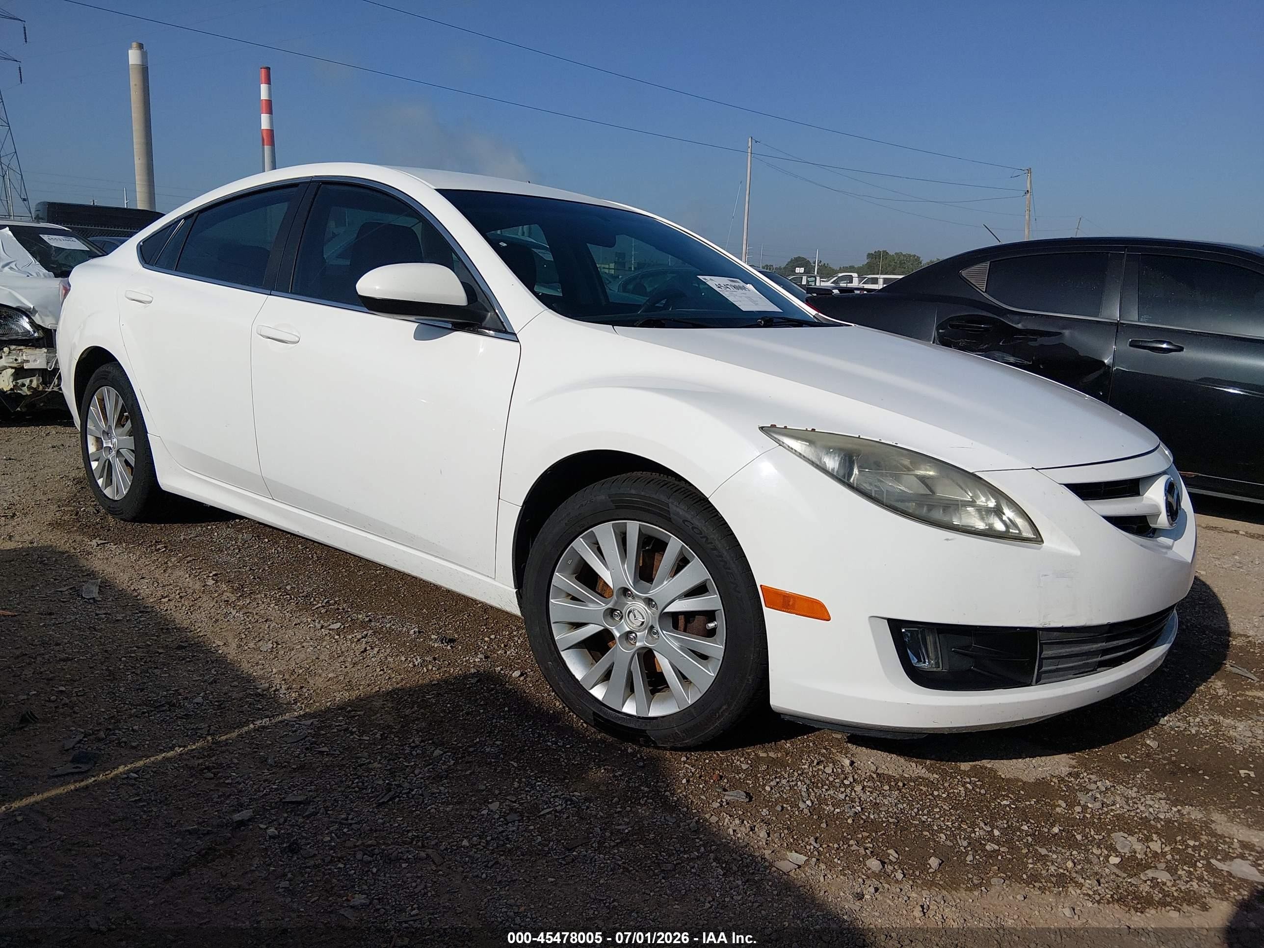 2010 Mazda Mazda6 I Touring White vin: 1YVHZ8CH3A5M56369